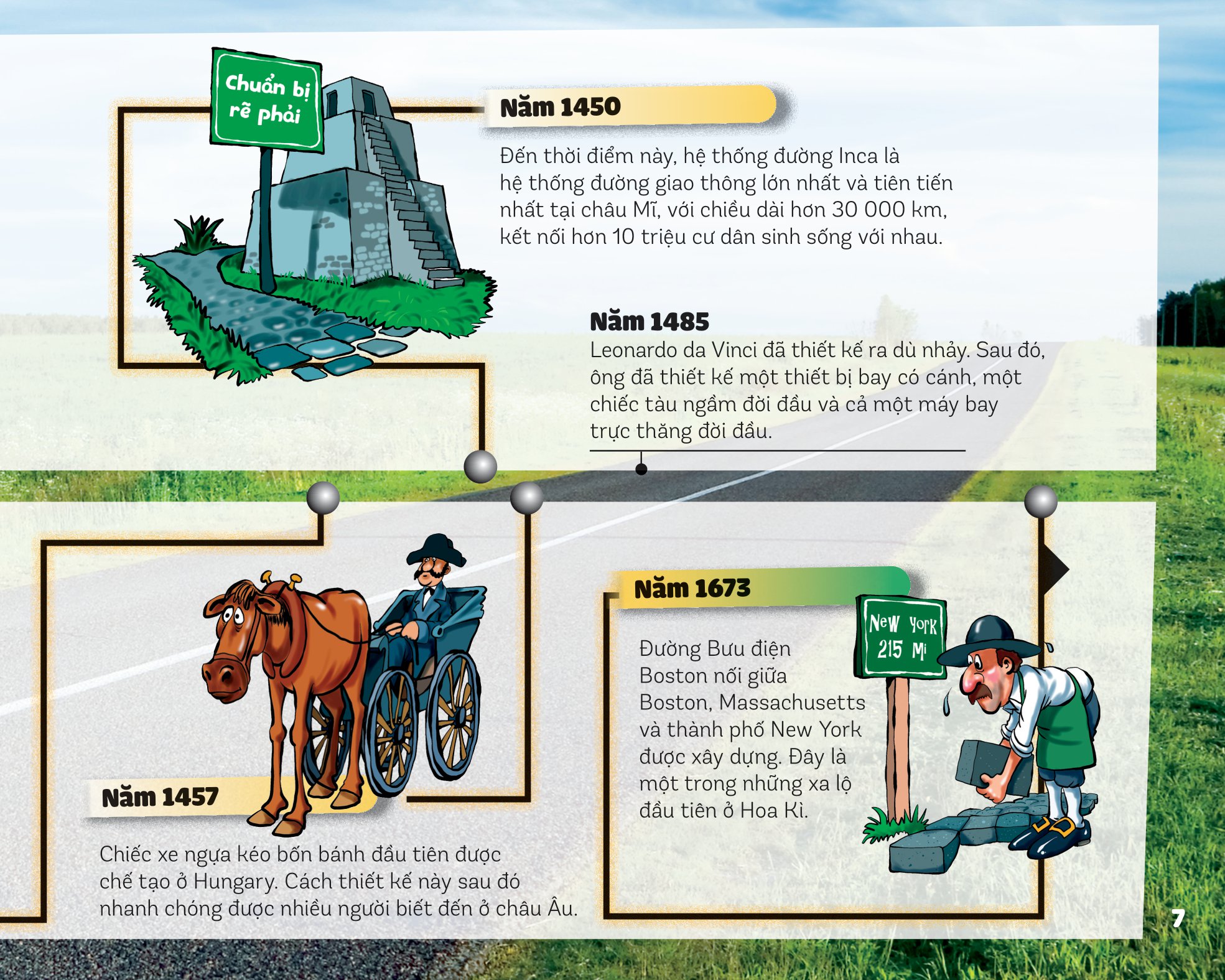 cùng quay ngược thời gian - tìm hiểu các phương tiện giao thông