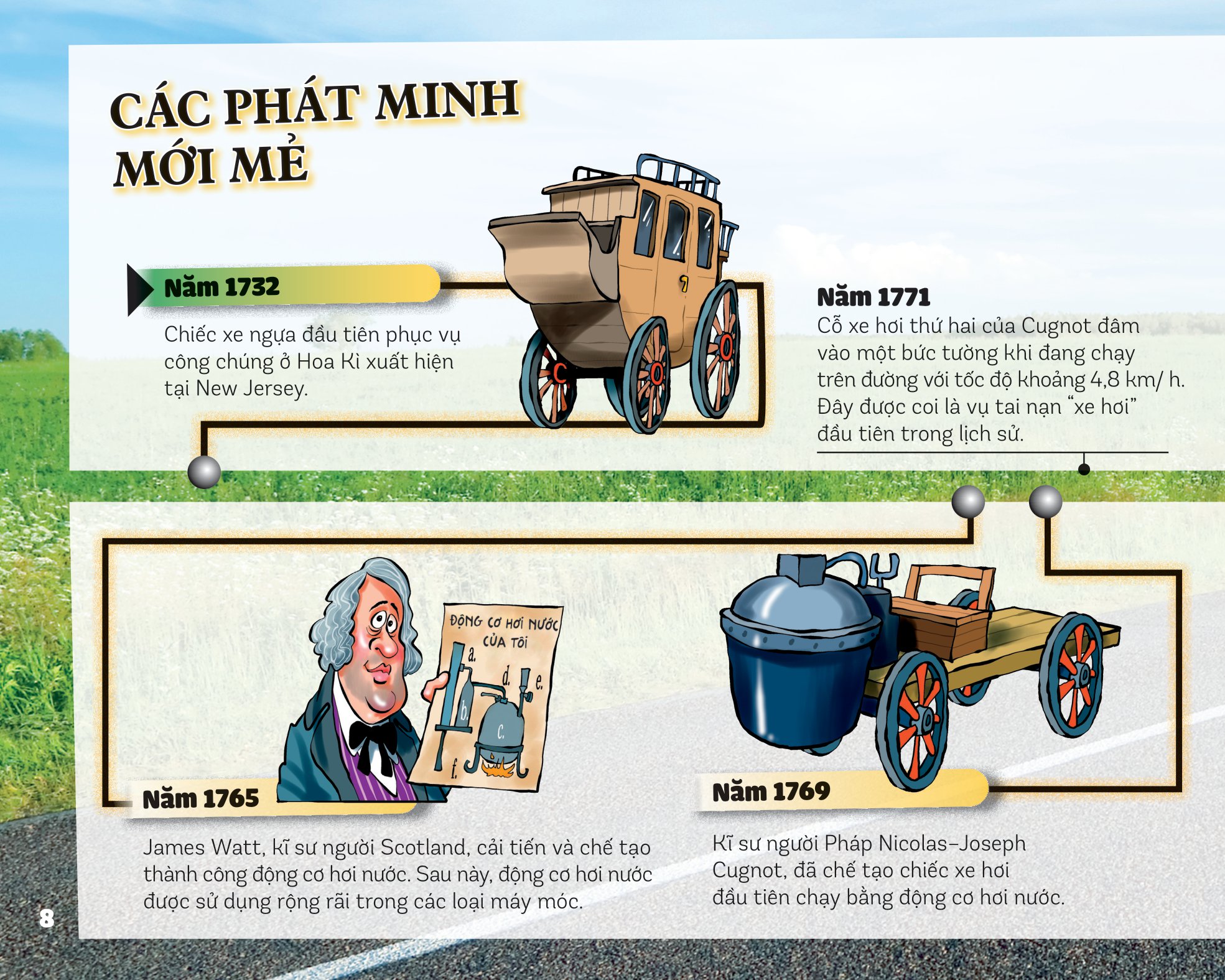 cùng quay ngược thời gian - tìm hiểu các phương tiện giao thông