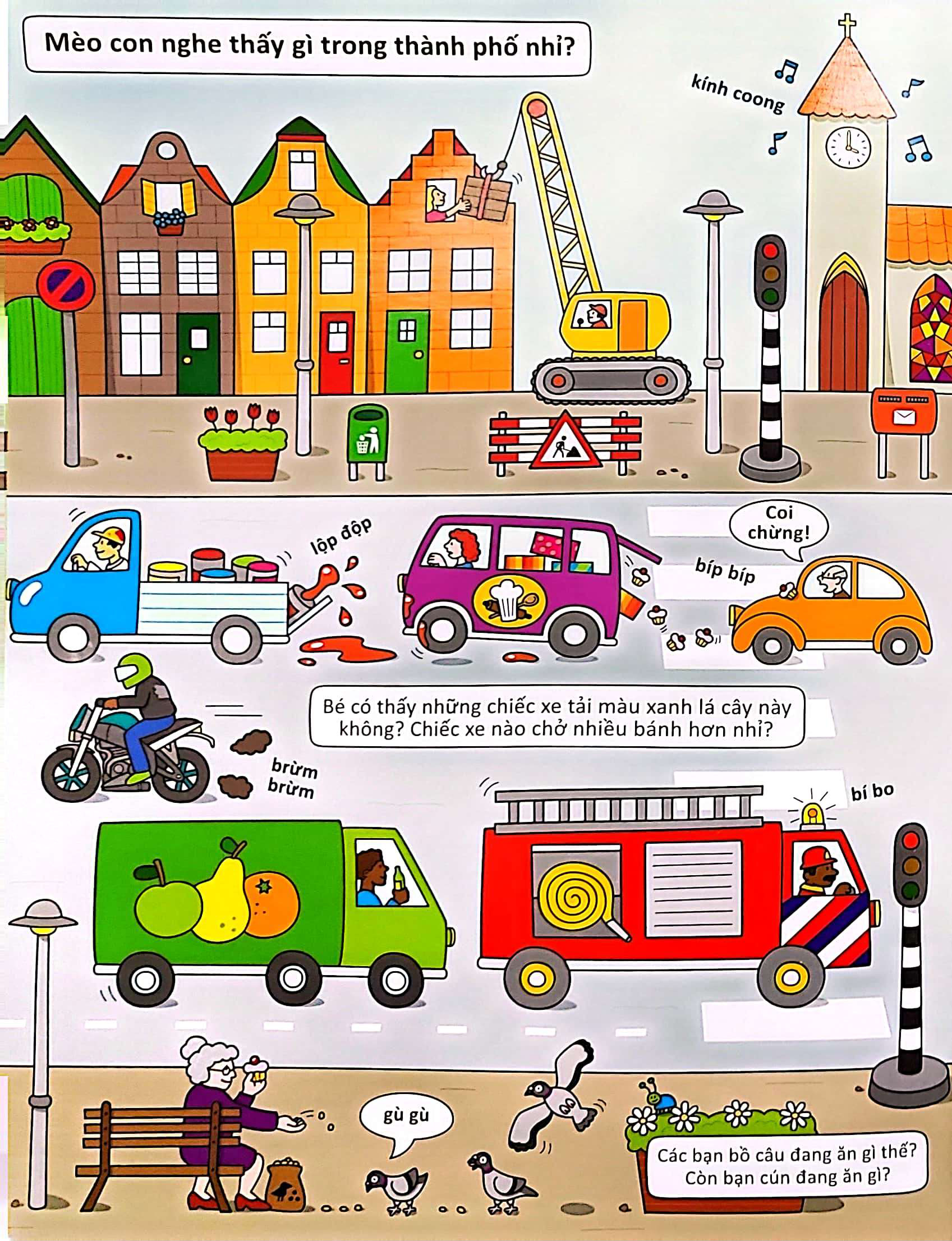 cùng tìm với bé - mèo con nghe thấy gì?