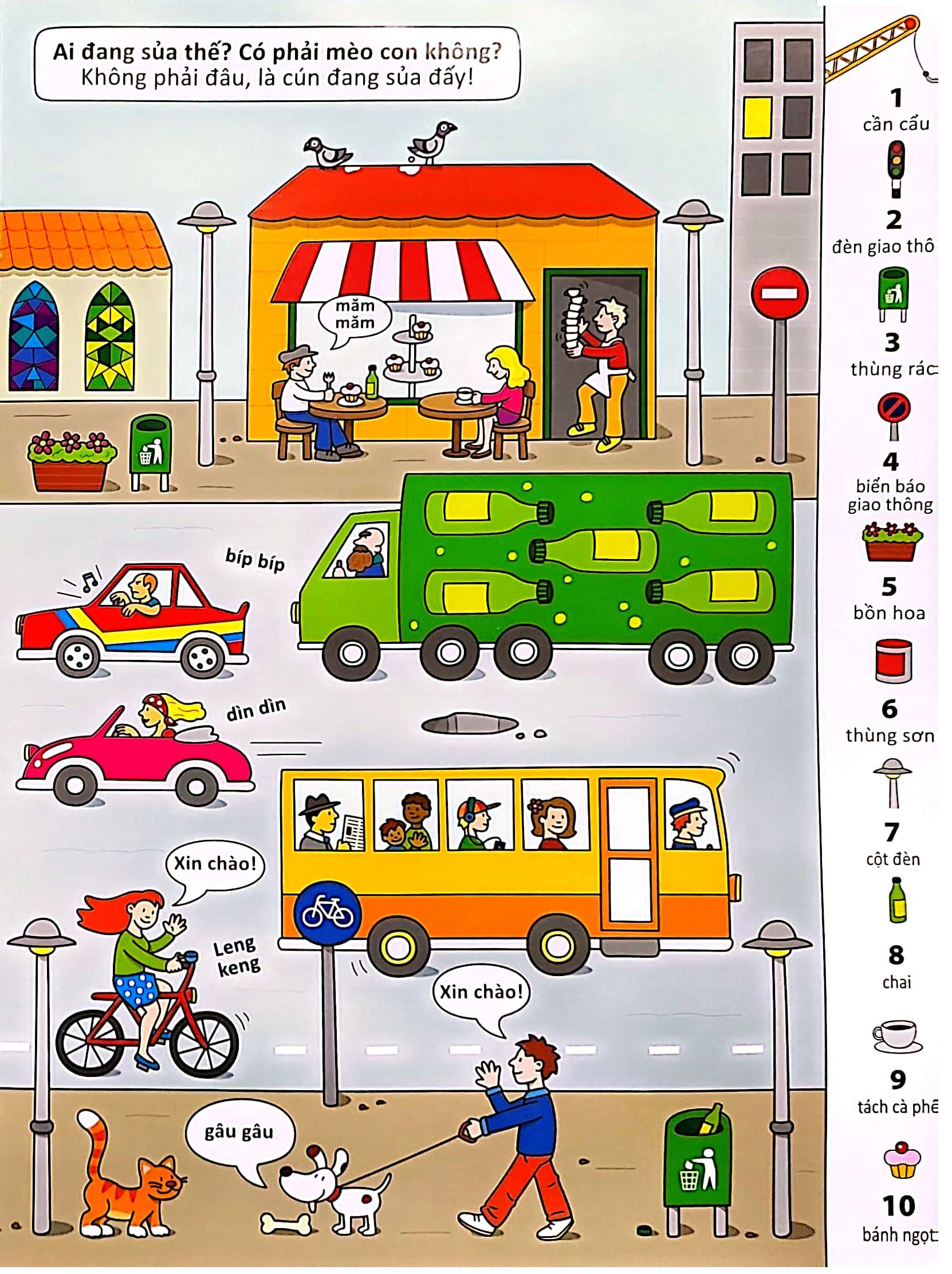 cùng tìm với bé - mèo con nghe thấy gì?