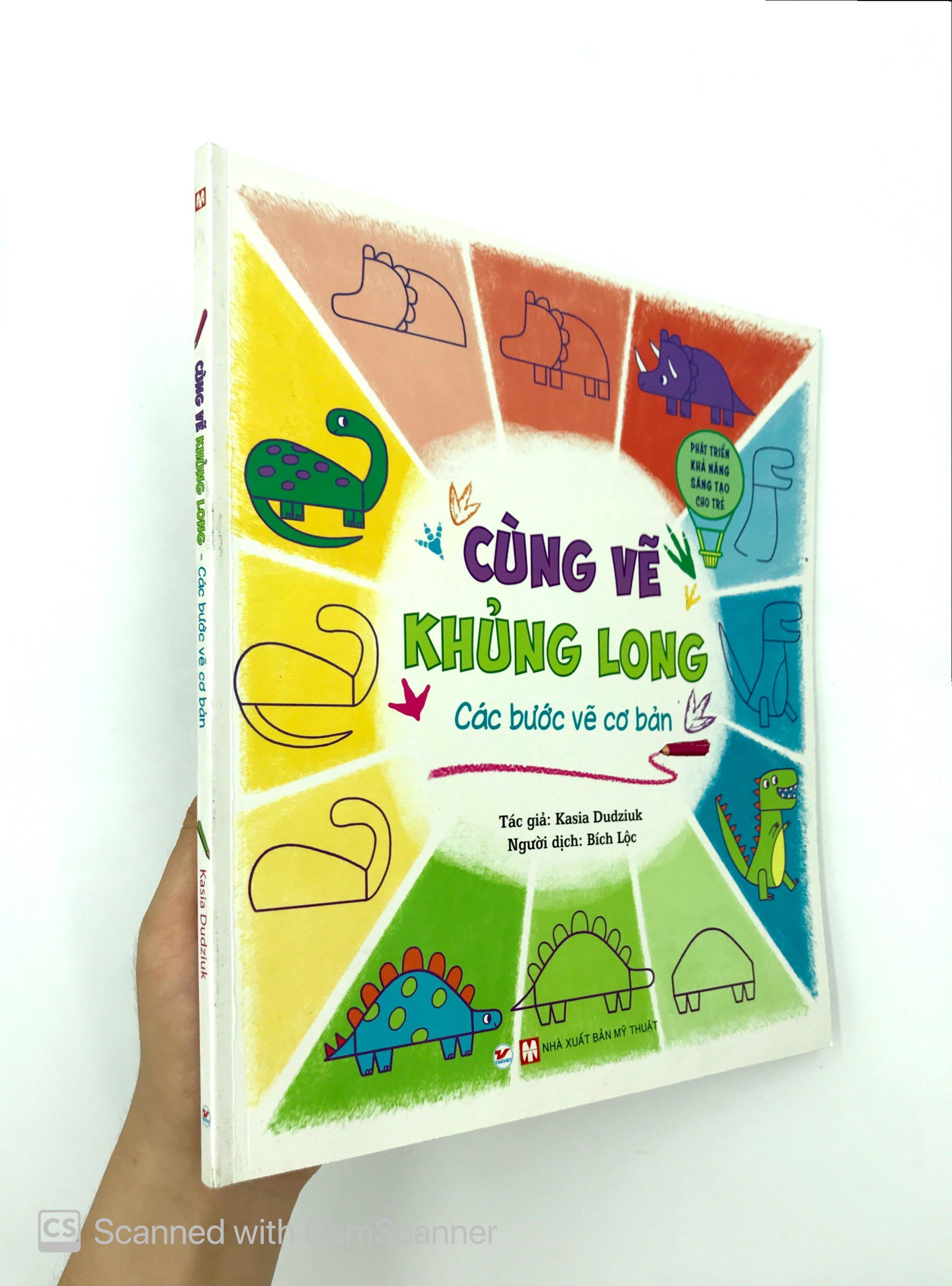 cùng vẽ khủng long các bước vẽ cơ bản - phát triển khả năng sáng tạo cho trẻ