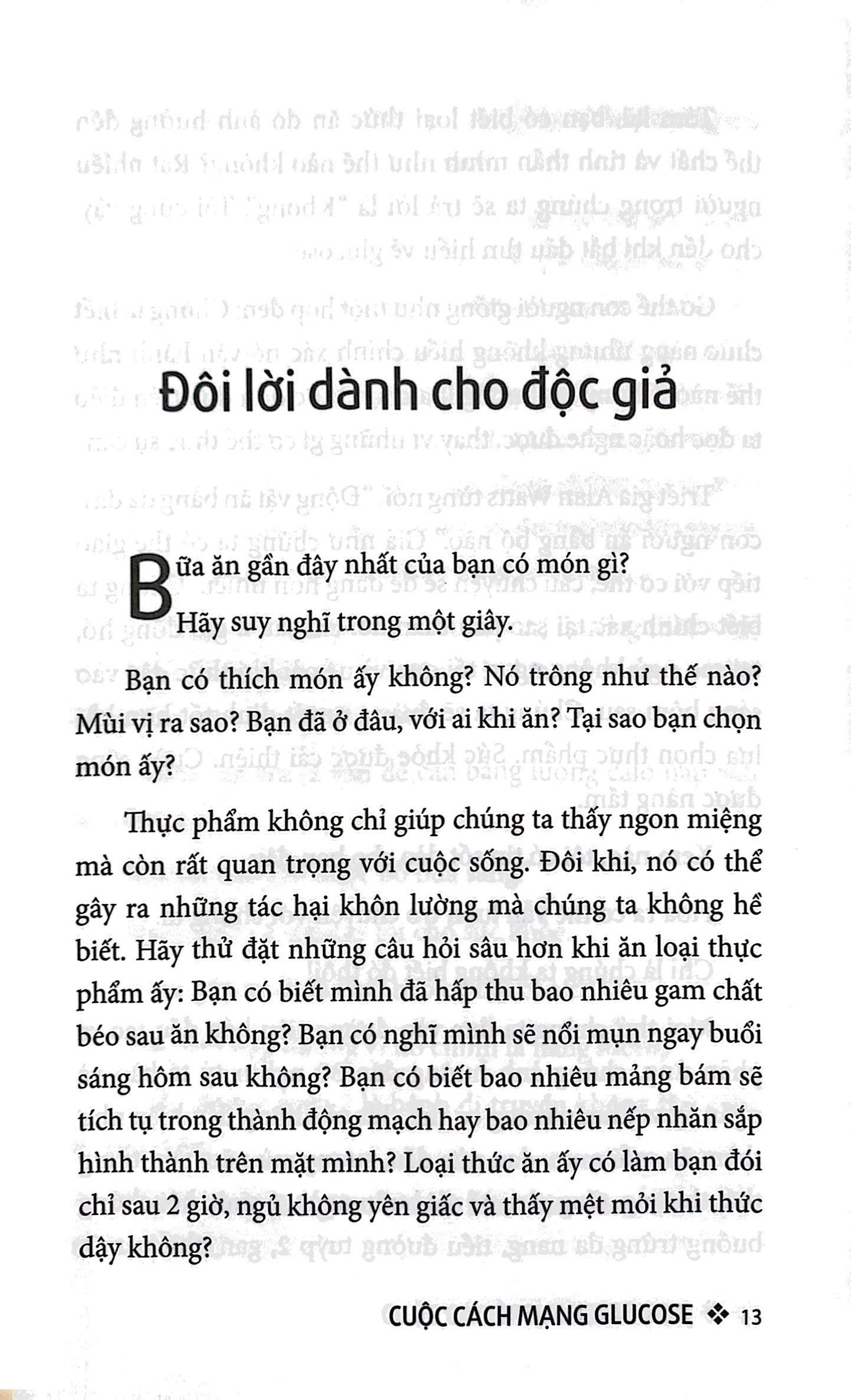 cuộc cách mạng glucose