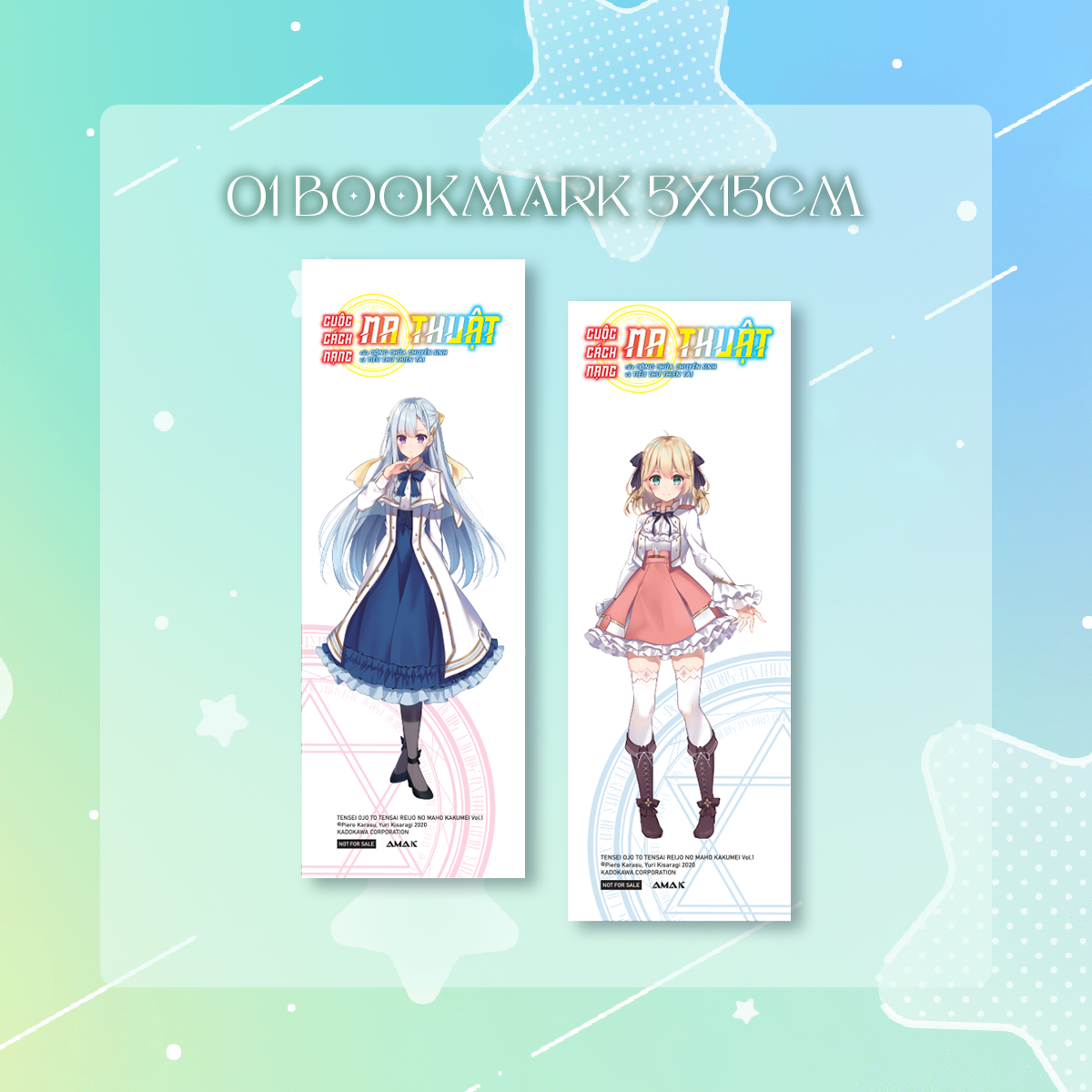 Cuộc Cách Mạng Ma Thuật Của Công Chúa Chuyển Sinh Và Tiểu Thư Thiên Tài - Tập 1 - Tặng Kèm Bookmark Hai Mặt + Postcard Hai Mặt