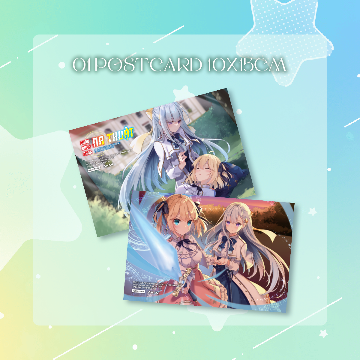 Cuộc Cách Mạng Ma Thuật Của Công Chúa Chuyển Sinh Và Tiểu Thư Thiên Tài - Tập 1 - Tặng Kèm Bookmark Hai Mặt + Postcard Hai Mặt