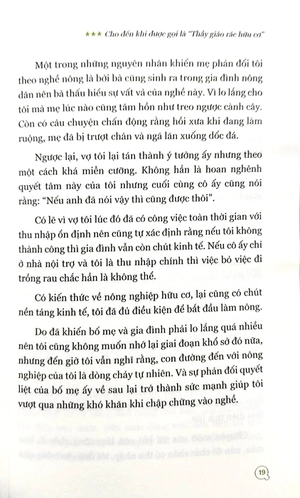 cuộc cách mạng rau sạch