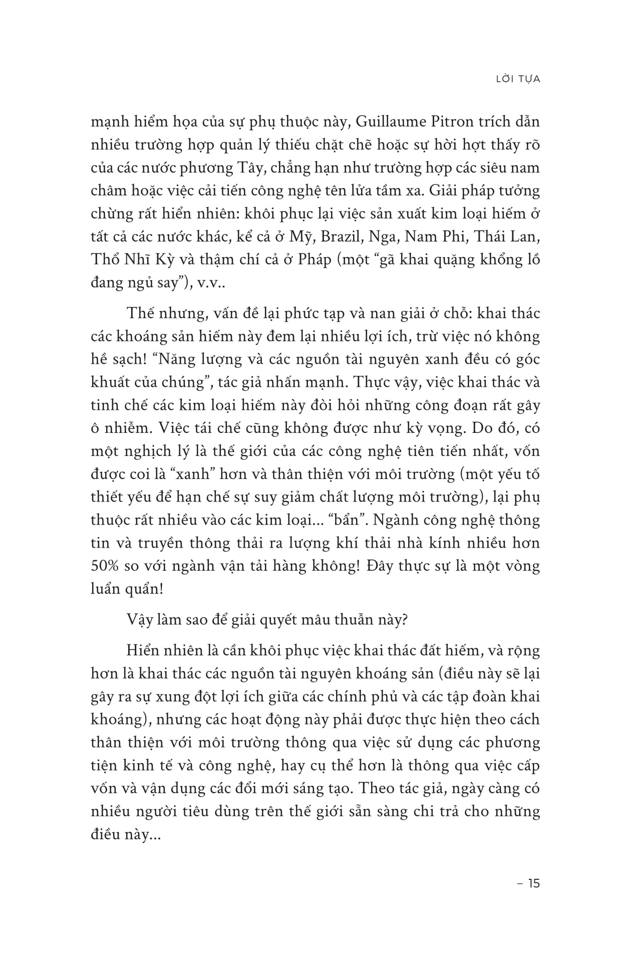 cuộc chiến kim loại hiếm - mặt tối của chuyển đổi số và năng lượng sạch