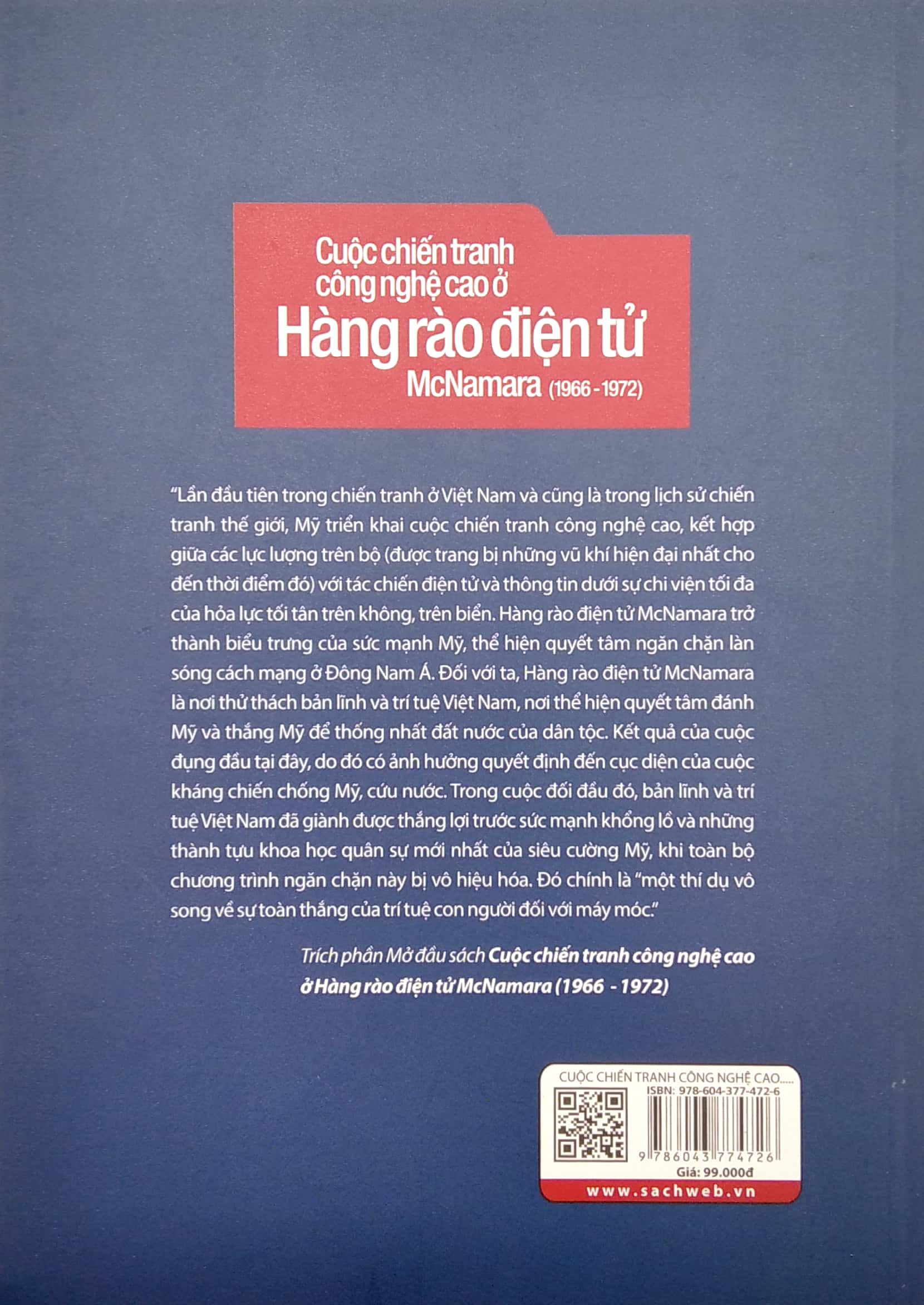 cuộc chiến tranh công nghệ cao ở hàng rào điện tử mcnamara (1966 - 1972)