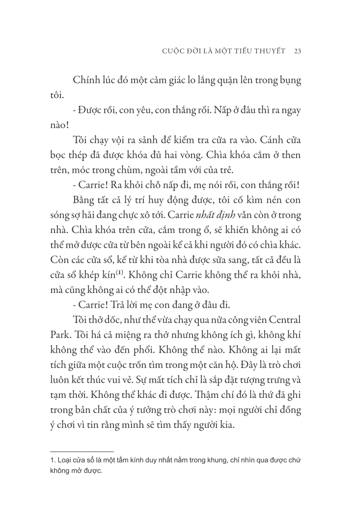 cuộc đời là một tiểu thuyết