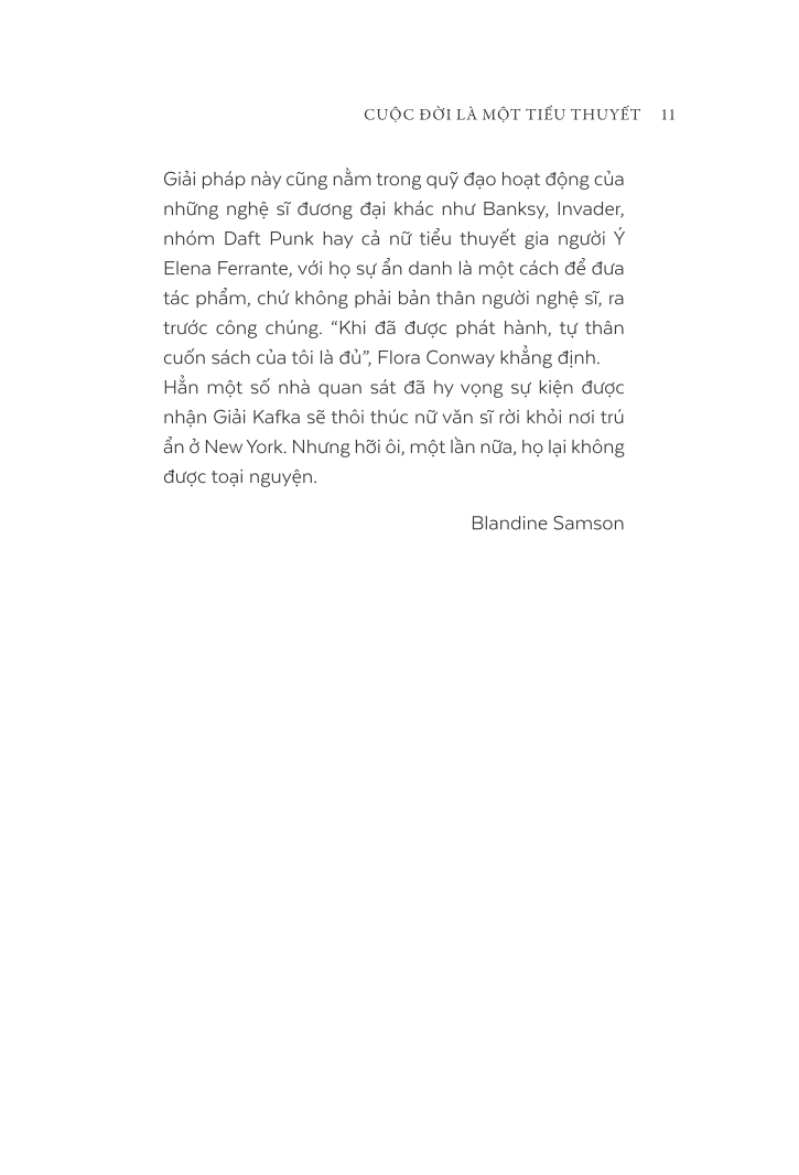 cuộc đời là một tiểu thuyết