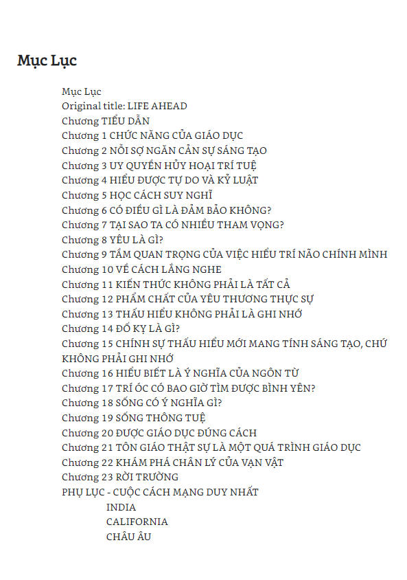 cuộc đời phía trước