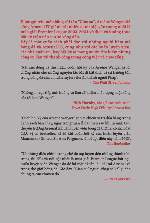 cuộc đời tôi qua hai màu đỏ - trắng - my life and lessons in red and white