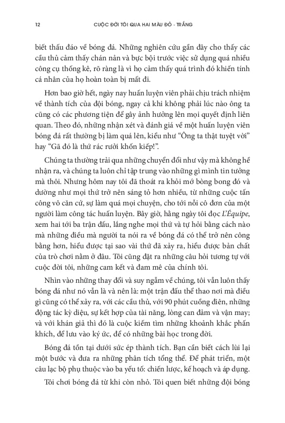 cuộc đời tôi qua hai màu đỏ - trắng - my life and lessons in red and white