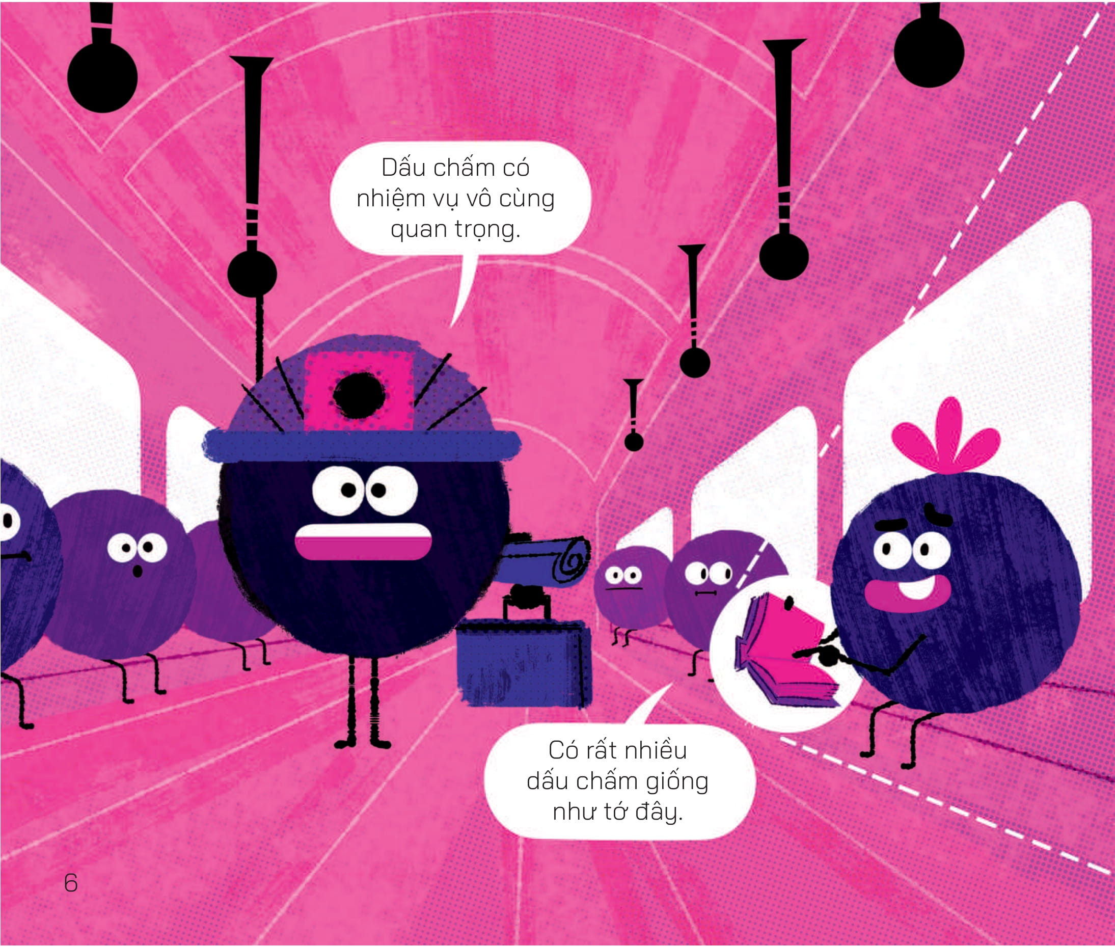 cuộc phiêu lưu của các dấu câu - dấu chấm bận rộn