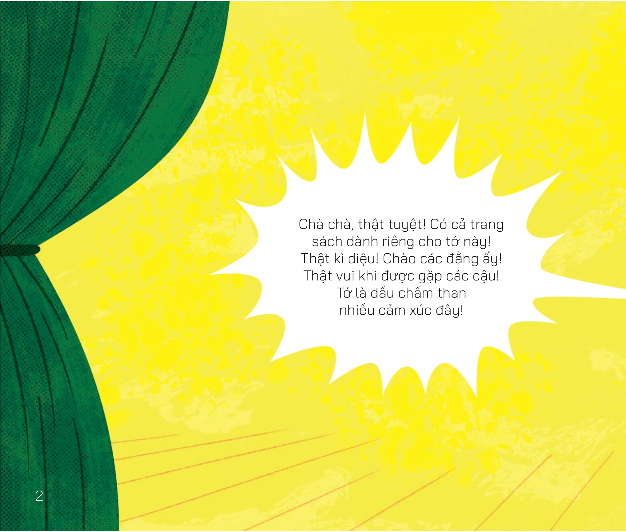 cuộc phiêu lưu của các dấu câu - dấu chấm than nhiều cảm xúc