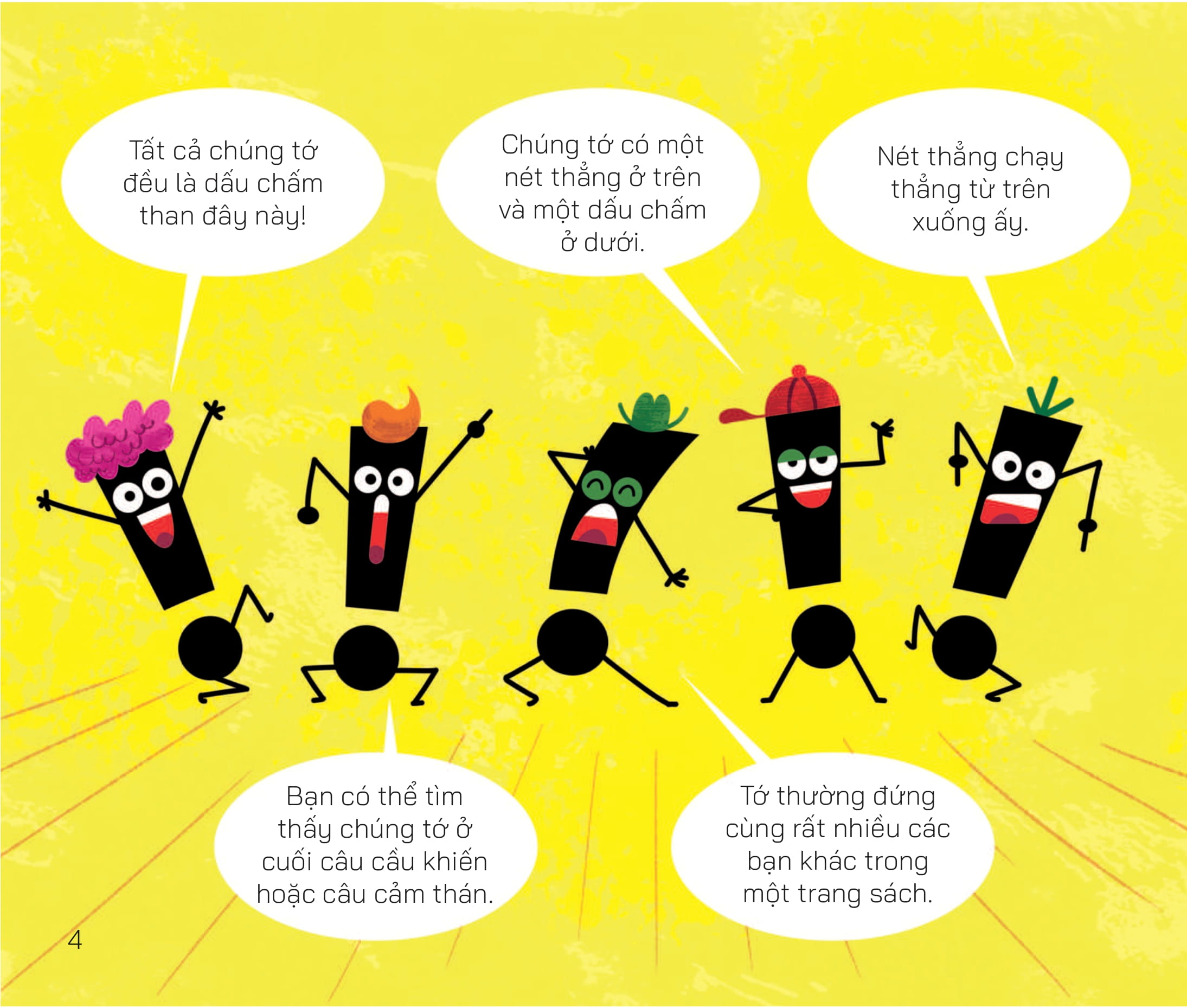 cuộc phiêu lưu của các dấu câu - dấu chấm than nhiều cảm xúc