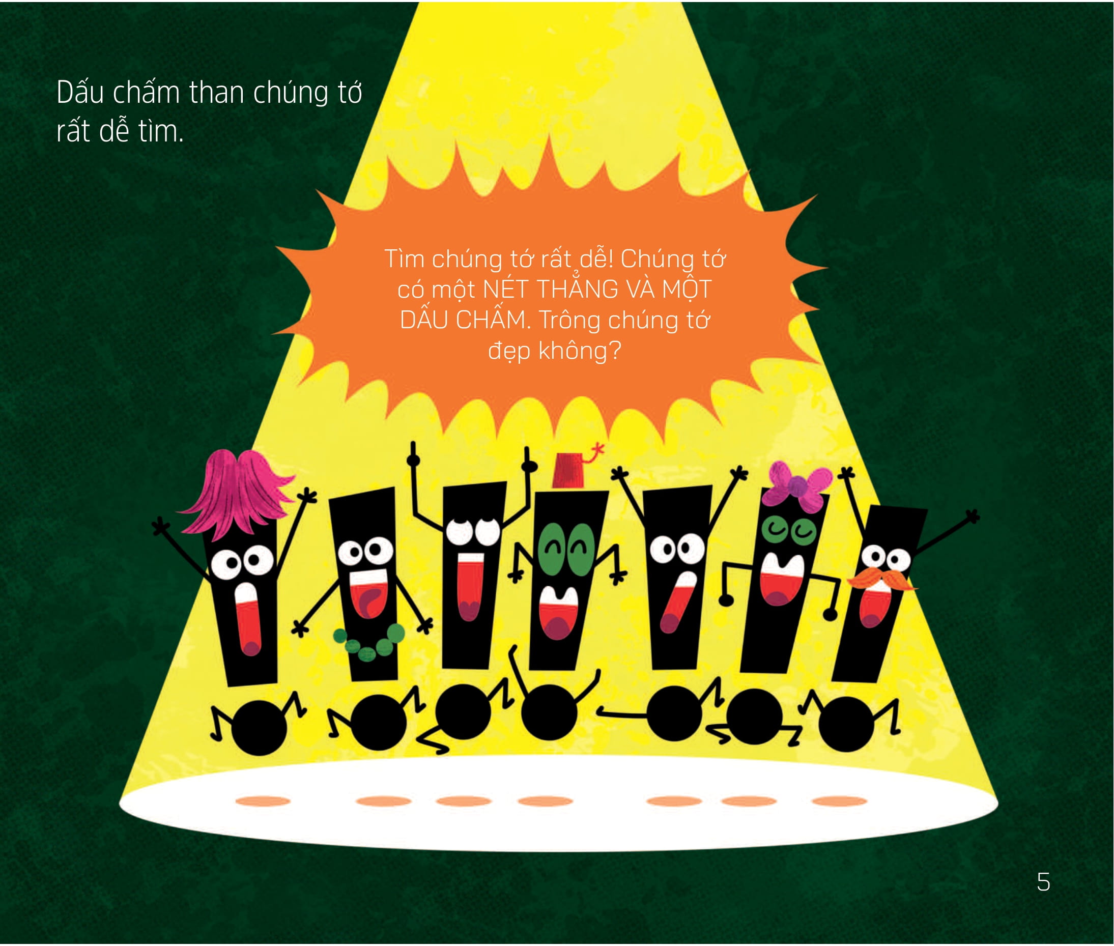 cuộc phiêu lưu của các dấu câu - dấu chấm than nhiều cảm xúc