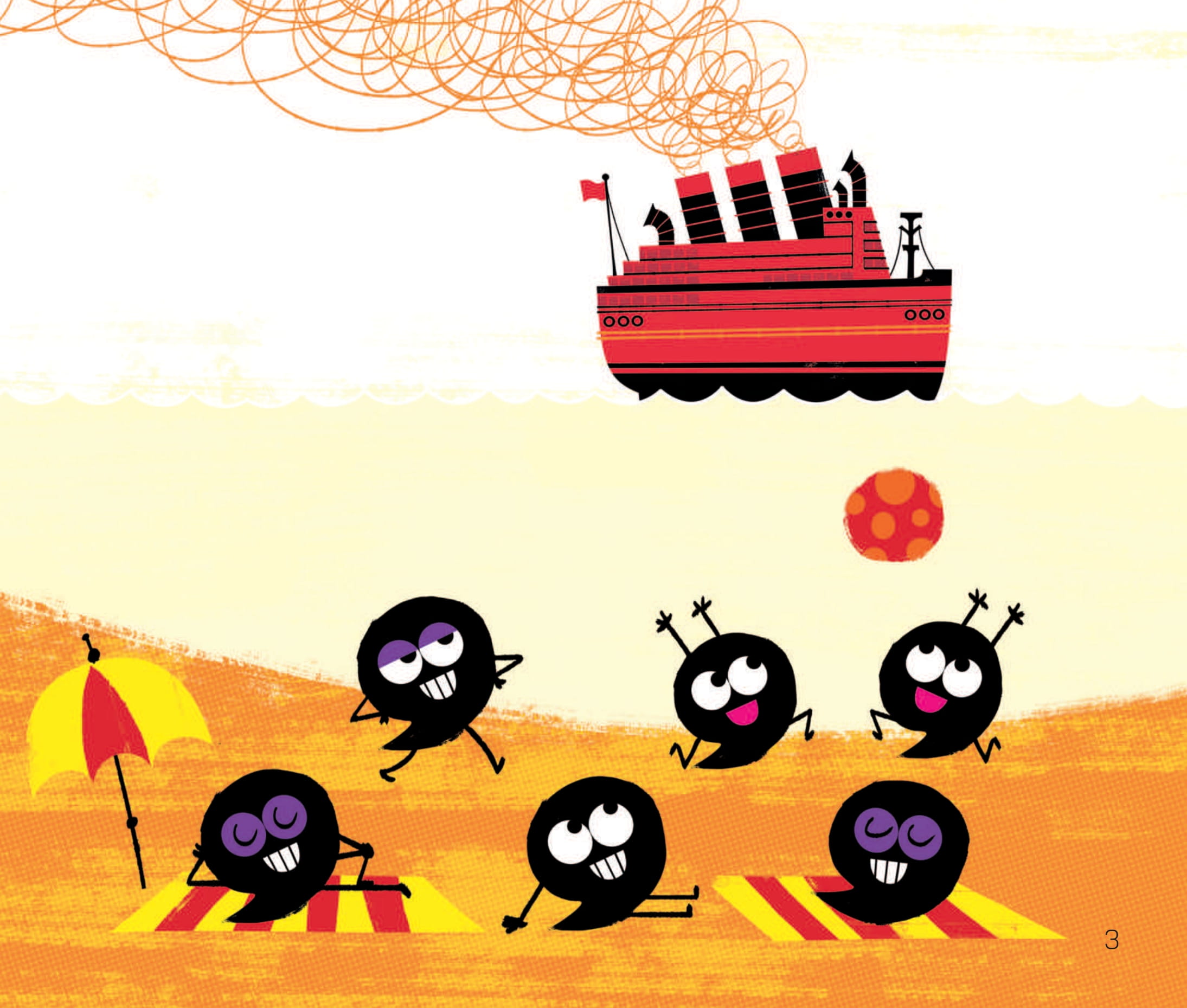 cuộc phiêu lưu của các dấu câu - dấu phẩy thích nghỉ ngơi