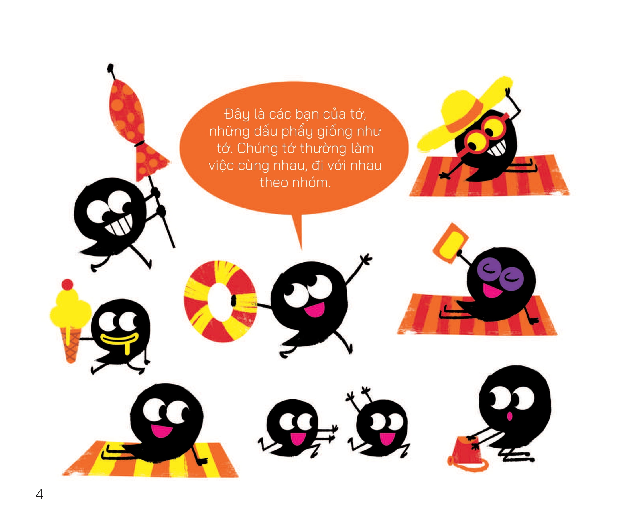 cuộc phiêu lưu của các dấu câu - dấu phẩy thích nghỉ ngơi