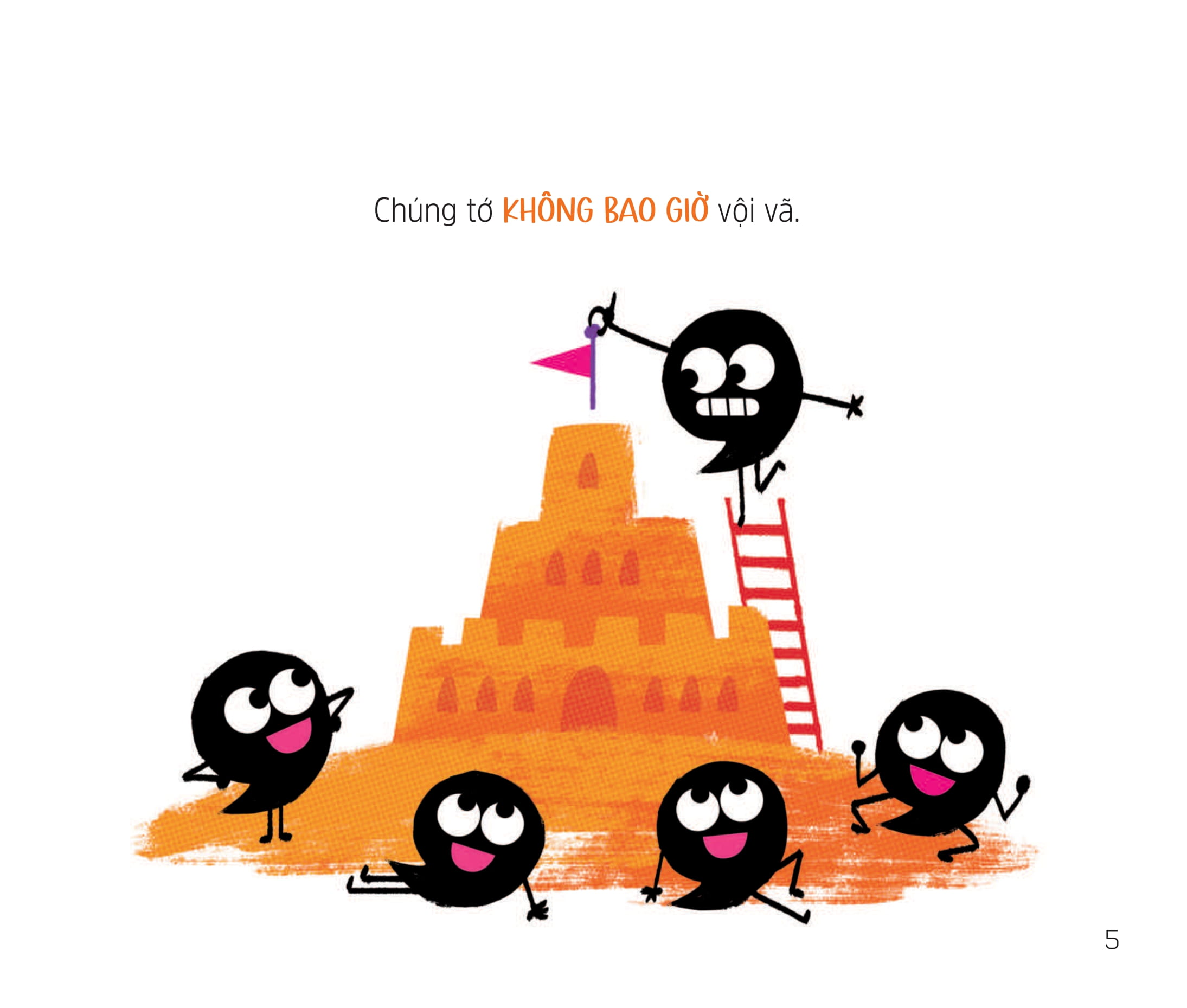 cuộc phiêu lưu của các dấu câu - dấu phẩy thích nghỉ ngơi