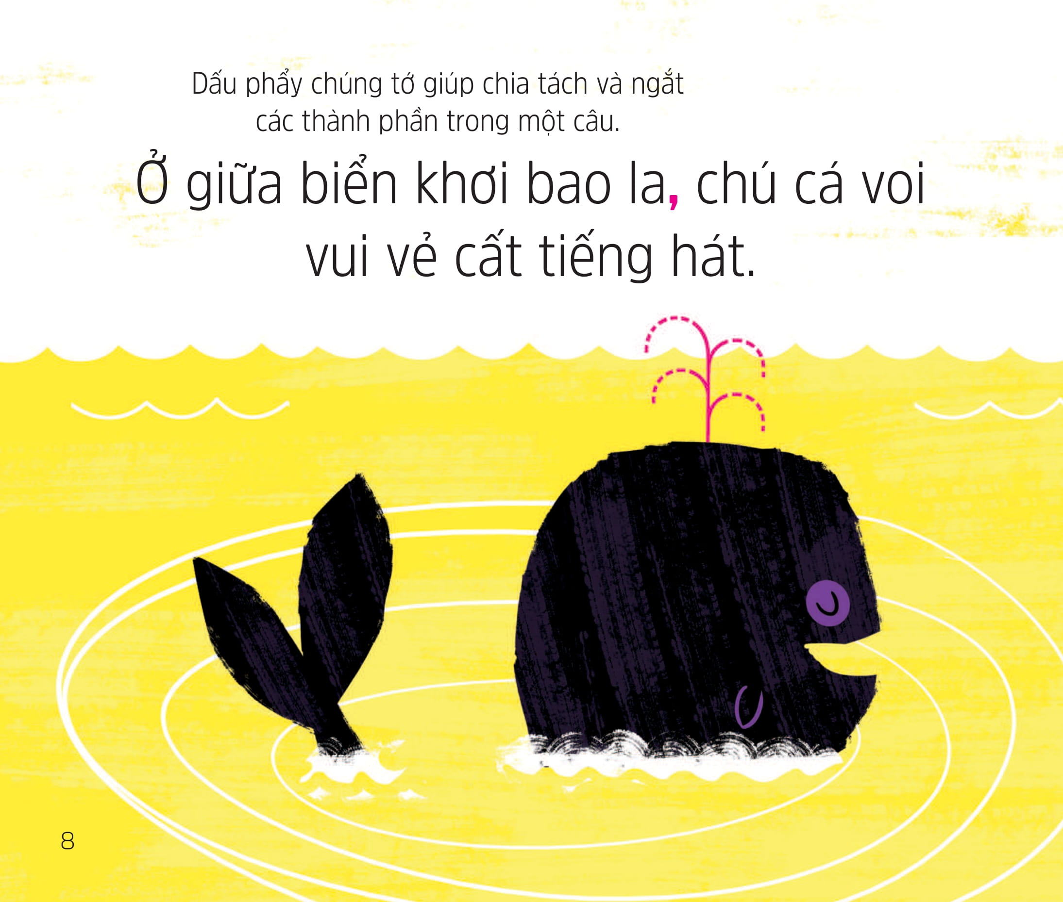 cuộc phiêu lưu của các dấu câu - dấu phẩy thích nghỉ ngơi