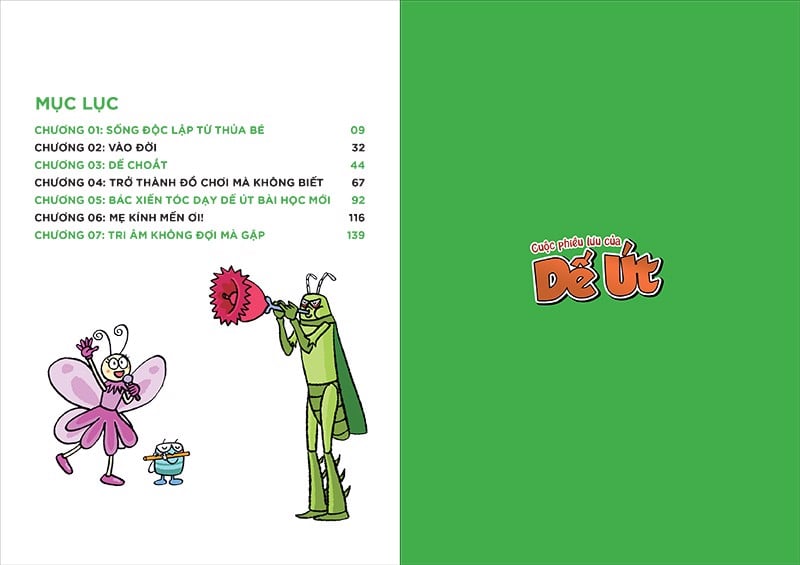 cuộc phiêu lưu của dế út - phần mở đầu (tái bản 2023)