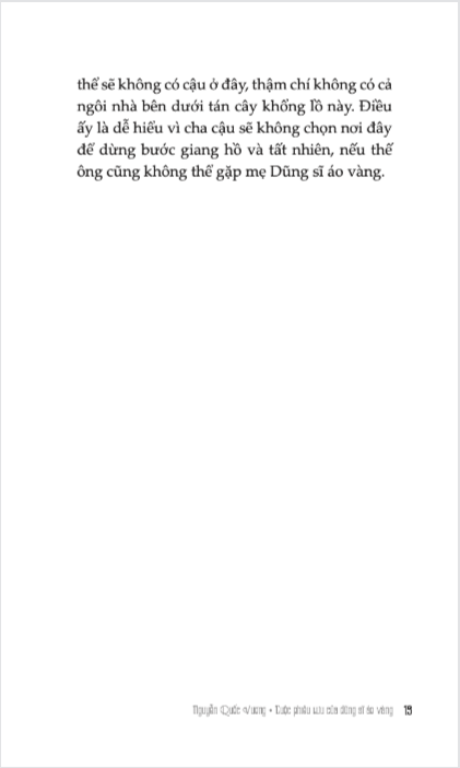 Cuoc Phieu Luu Cua Dung Si Ao Vang