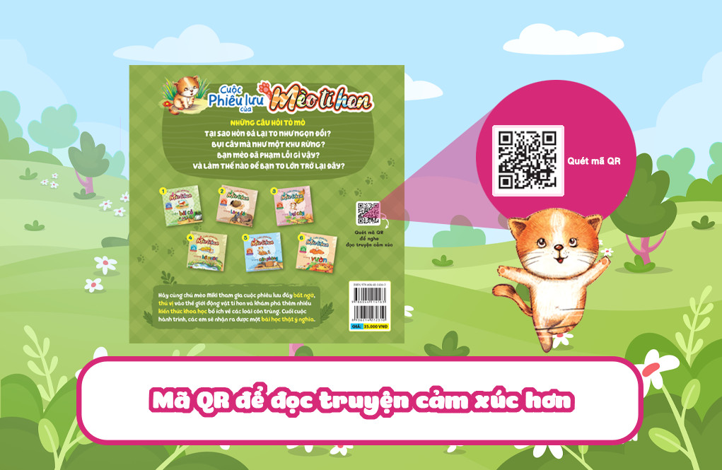 cuộc phiêu lưu của mèo tí hon - trên bãi cỏ