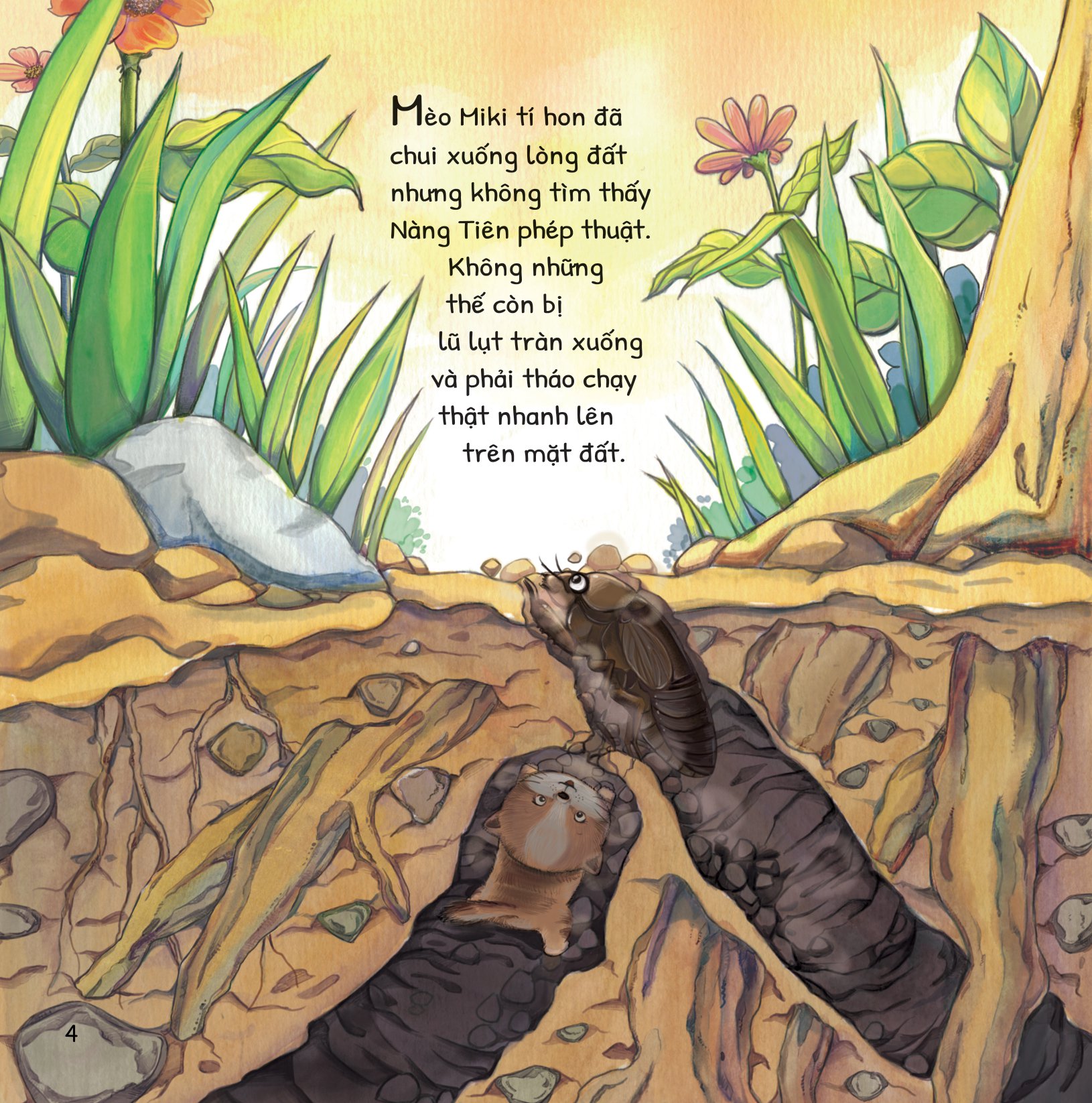 cuộc phiêu lưu của mèo tí hon - trong bụi cây