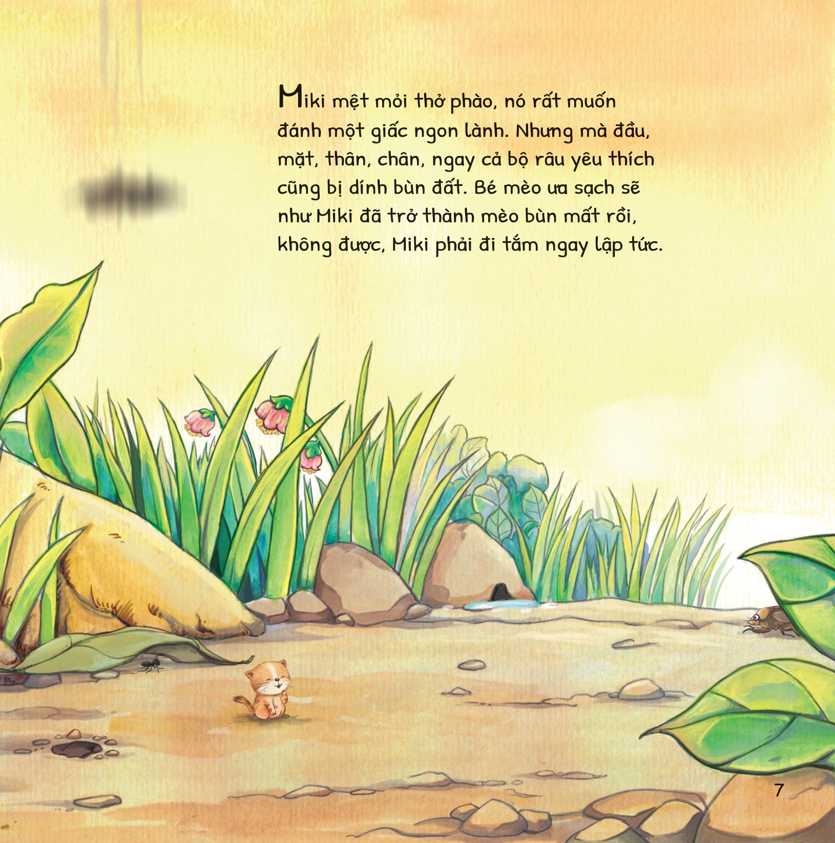 cuộc phiêu lưu của mèo tí hon - trong bụi cây