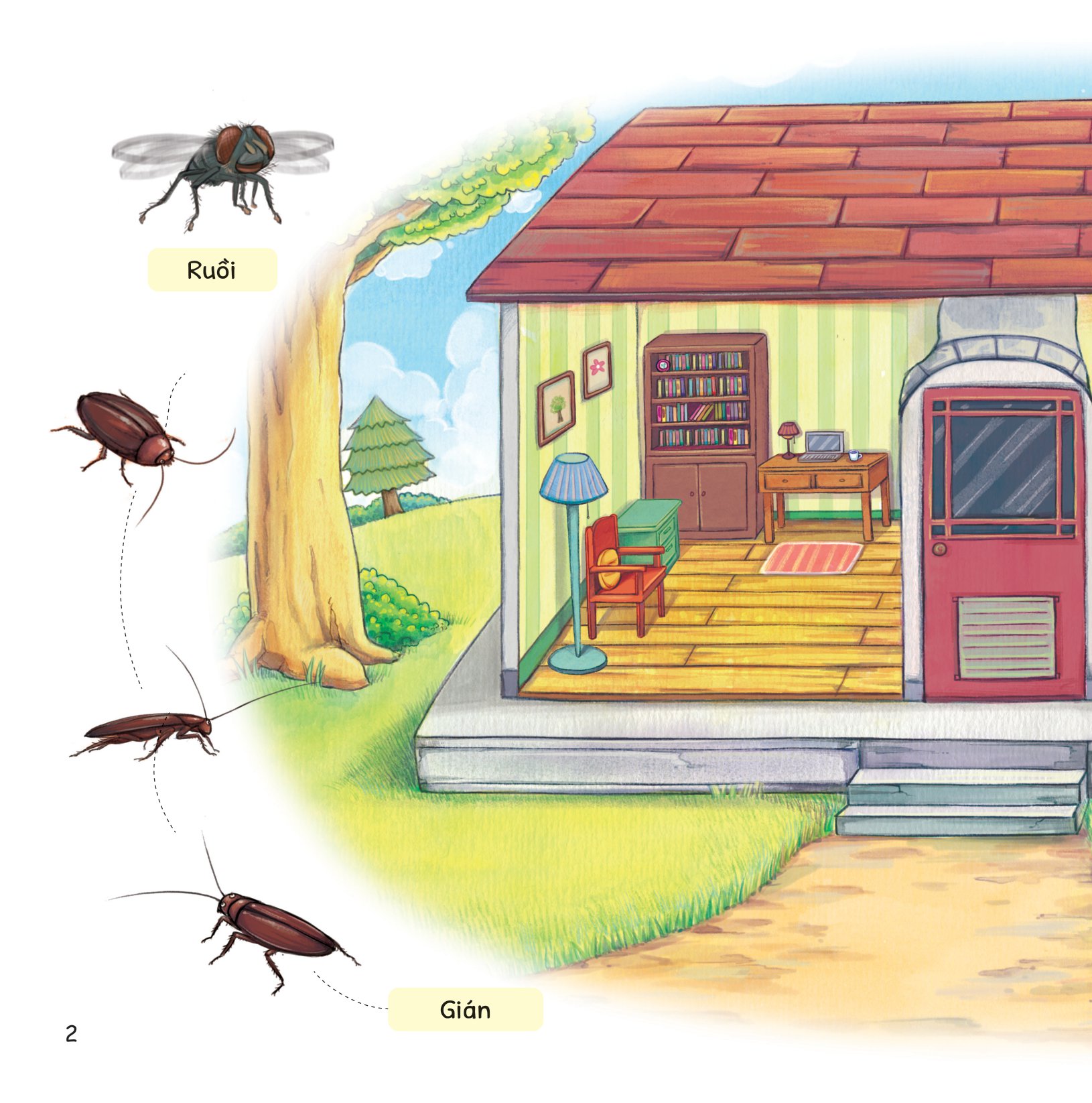 cuộc phiêu lưu của mèo tí hon - trong căn phòng