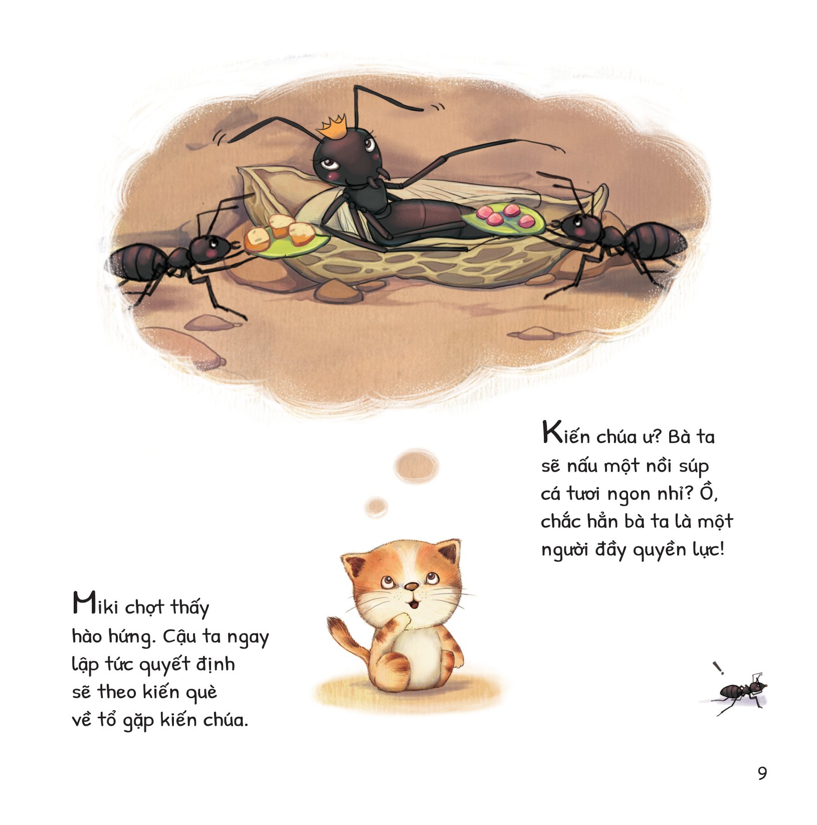 cuộc phiêu lưu của mèo tí hon - trong lòng đất