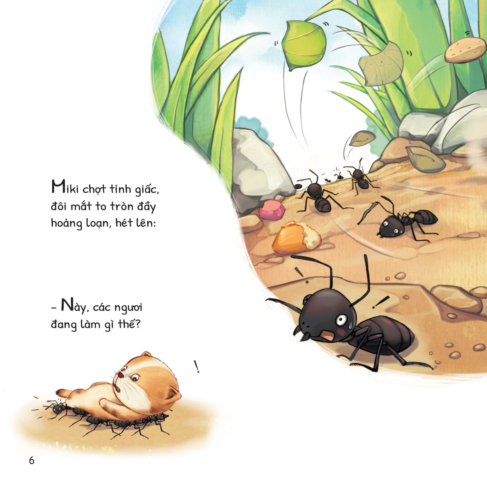 cuộc phiêu lưu của mèo tí hon - trong lòng đất