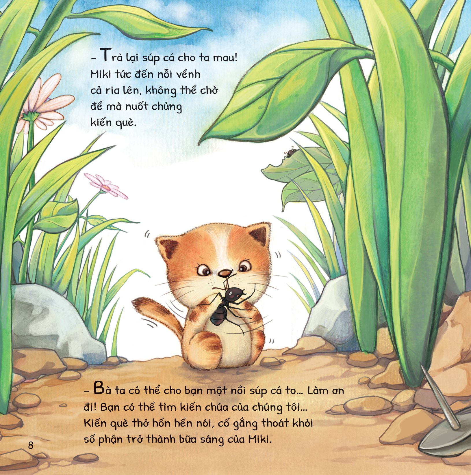 cuộc phiêu lưu của mèo tí hon - trong lòng đất