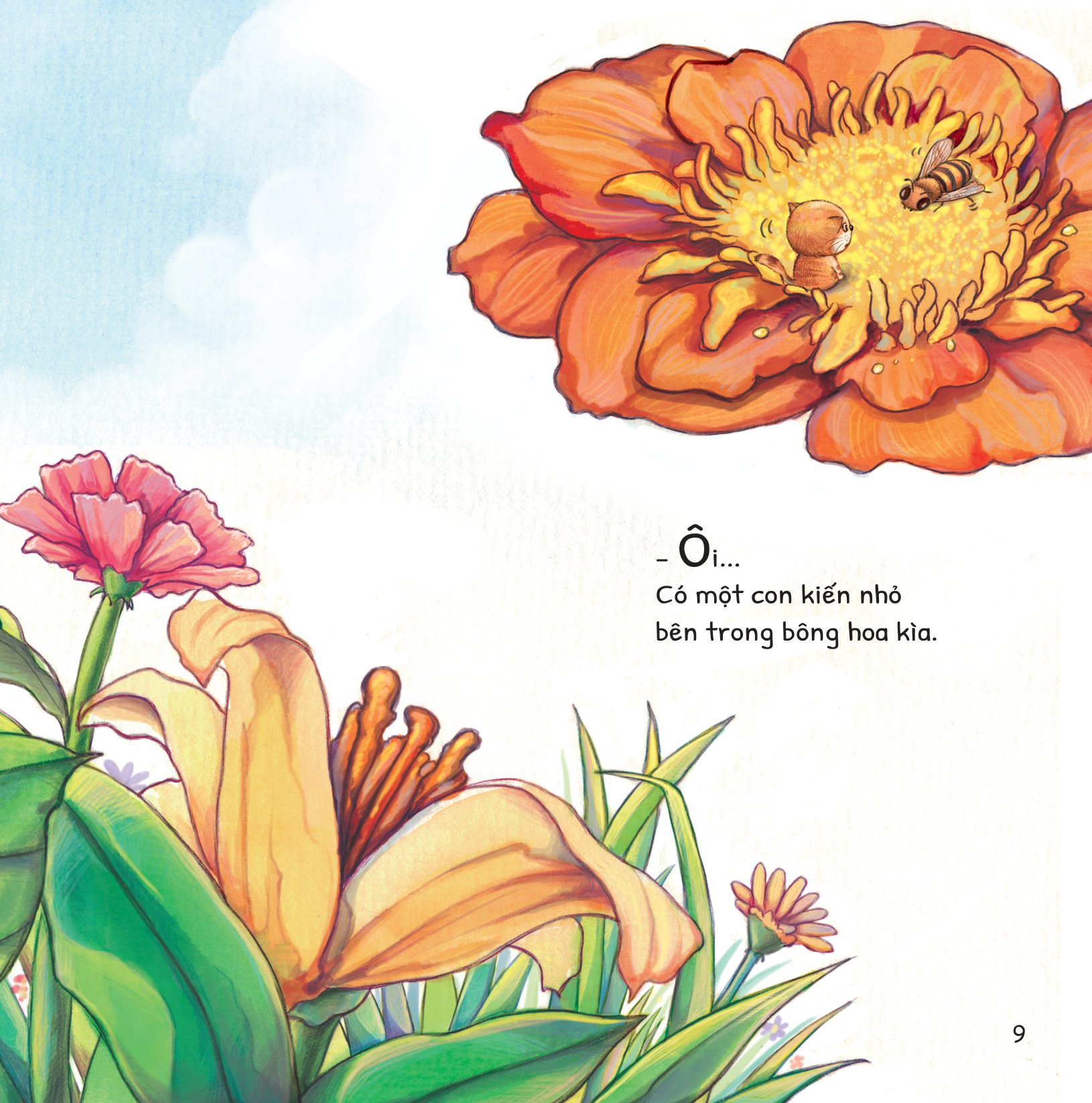 cuộc phiêu lưu của mèo tí hon - trong vườn