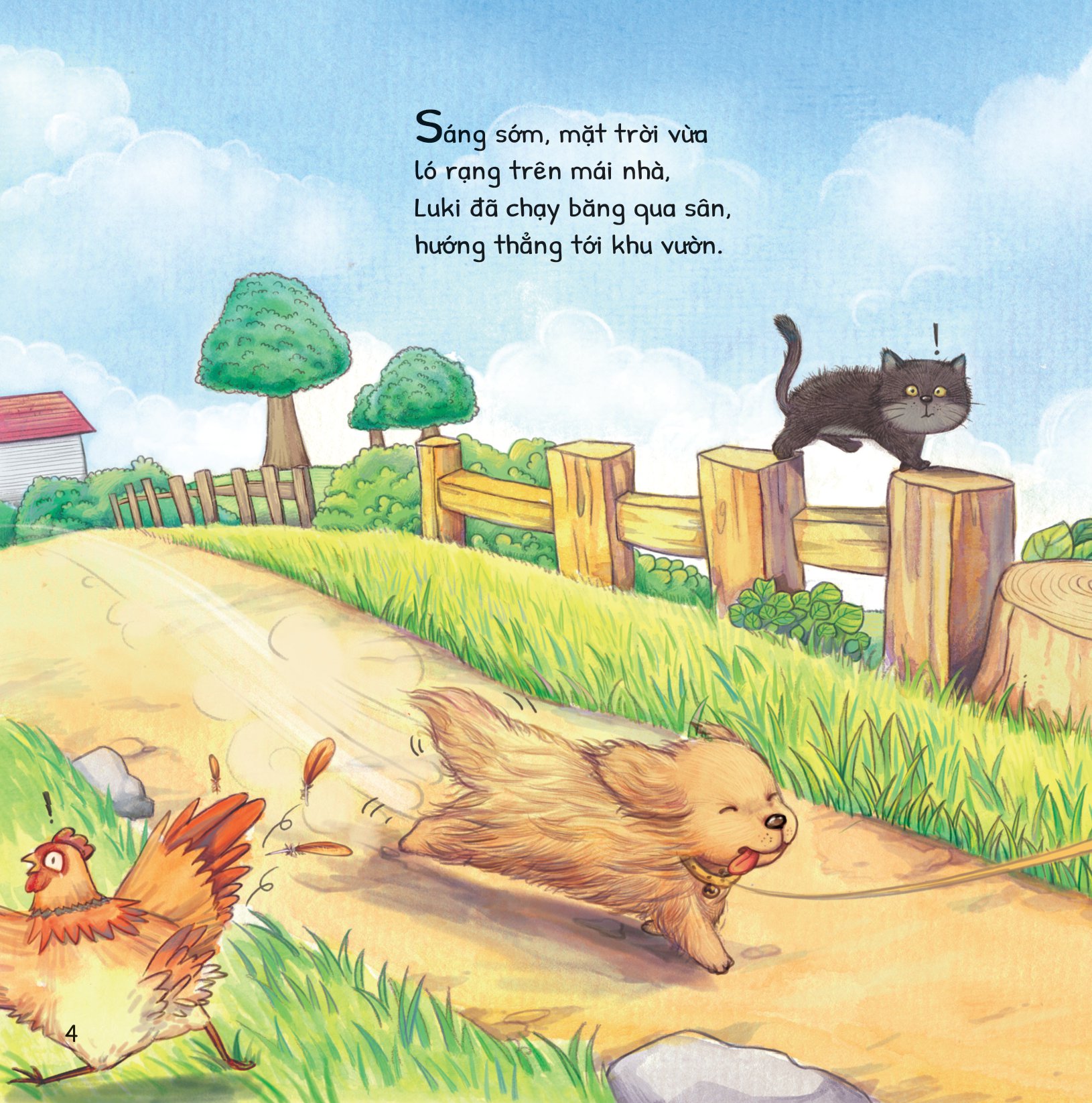 cuộc phiêu lưu của mèo tí hon - trong vườn