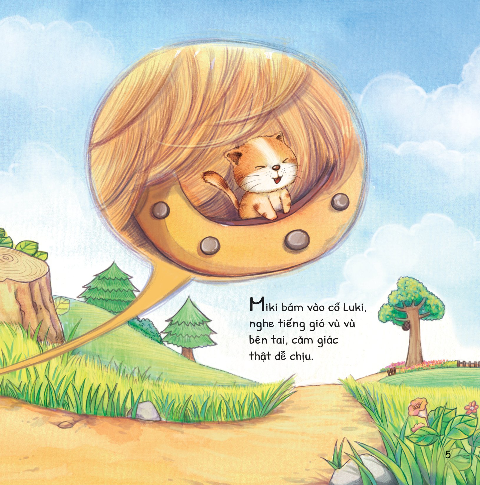 cuộc phiêu lưu của mèo tí hon - trong vườn