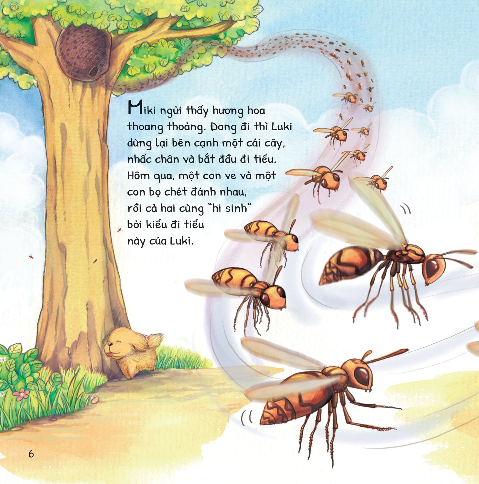 cuộc phiêu lưu của mèo tí hon - trong vườn