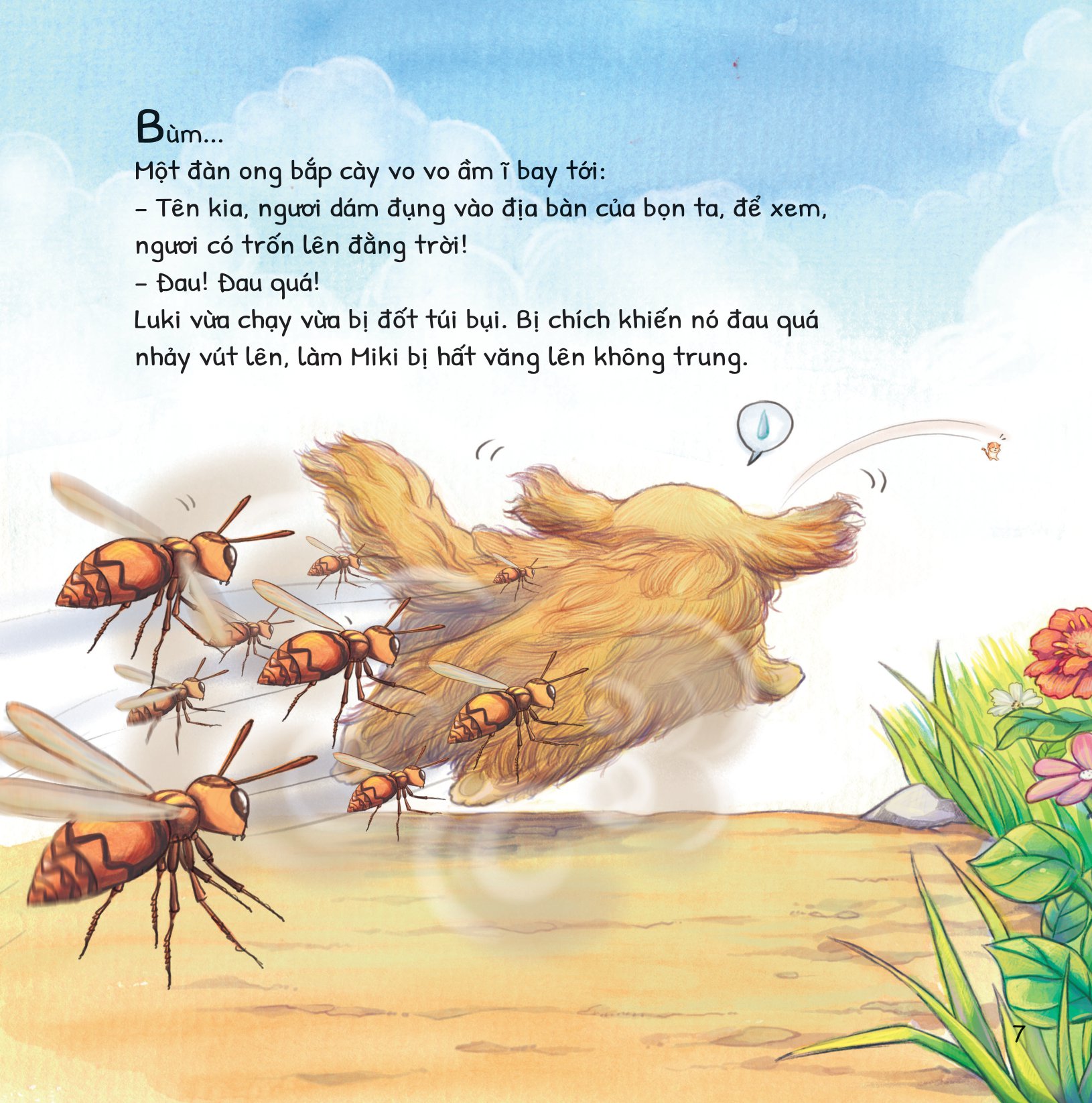 cuộc phiêu lưu của mèo tí hon - trong vườn