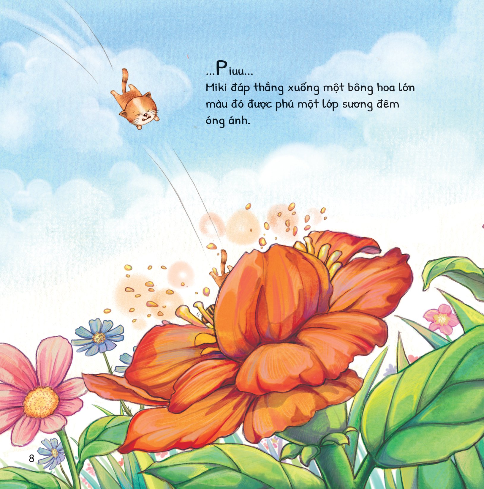 cuộc phiêu lưu của mèo tí hon - trong vườn