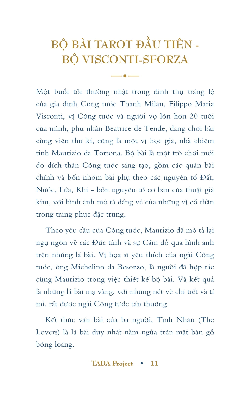 cuộc phiêu lưu của những lá bài tarot