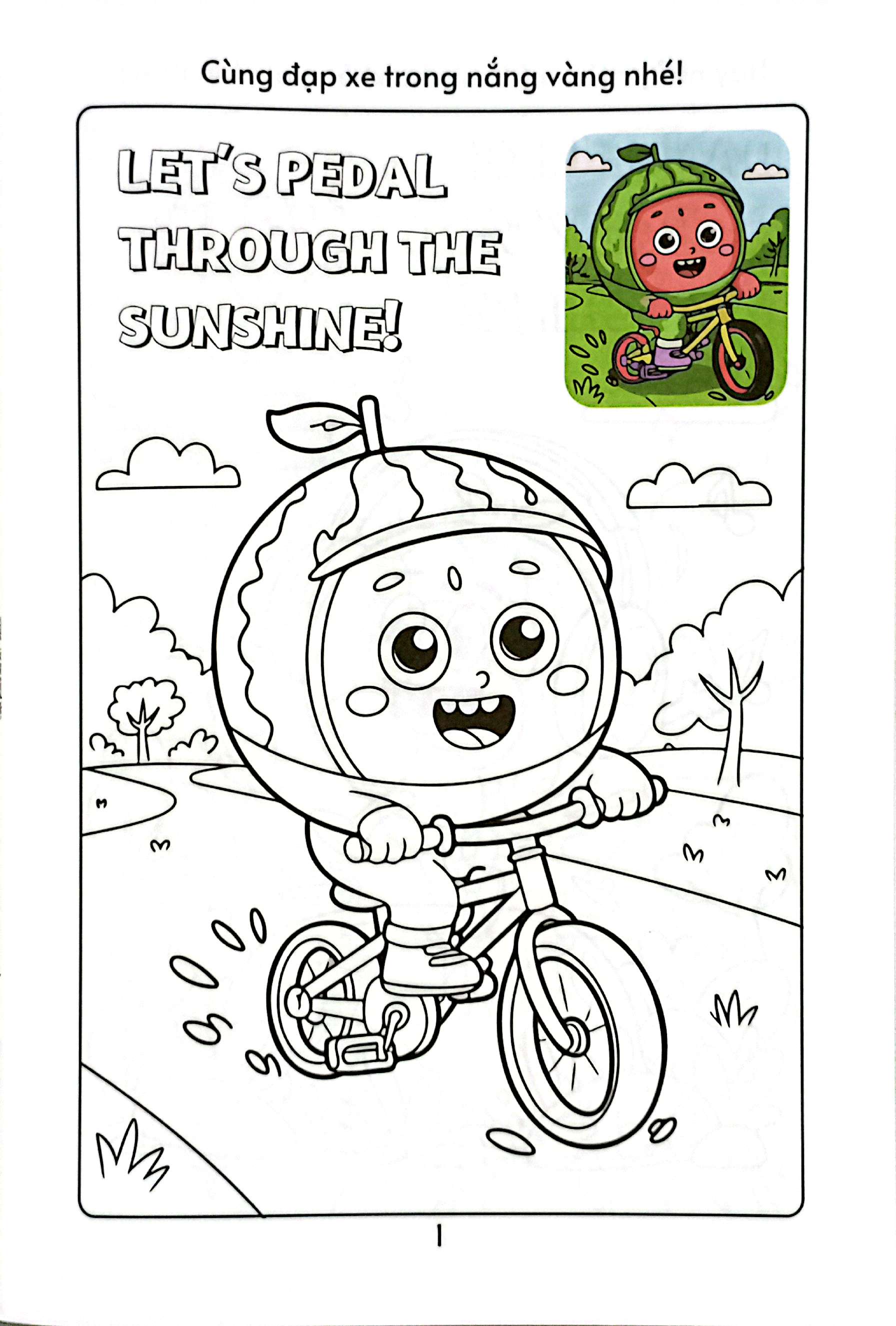 Cuoc Phieu Luu Cua Nhung Nguoi Ban Trai Cay - To Mau Sang Tao - Danh Cho Be 3 Tuoi