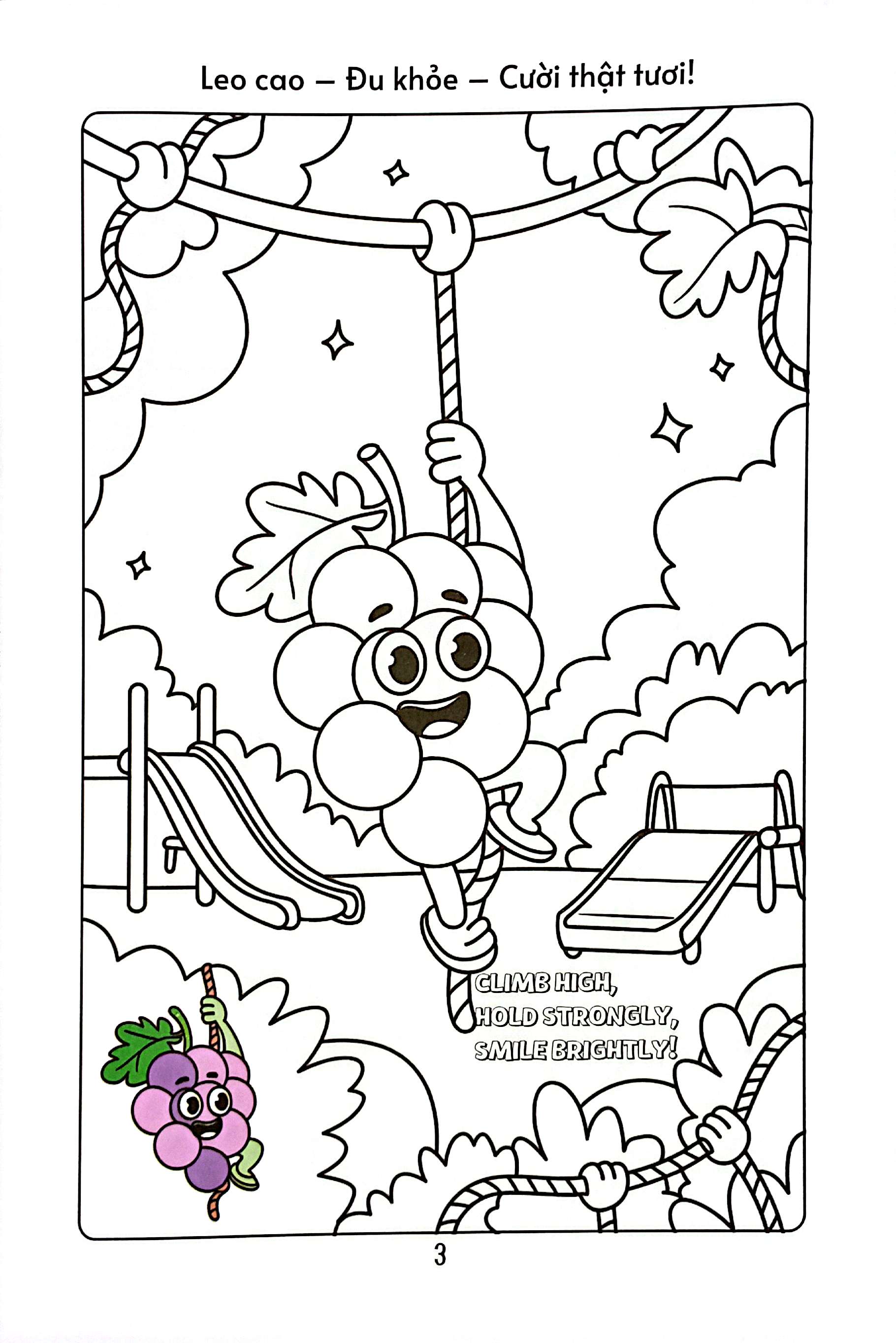 Cuoc Phieu Luu Cua Nhung Nguoi Ban Trai Cay - To Mau Sang Tao - Danh Cho Be 3 Tuoi