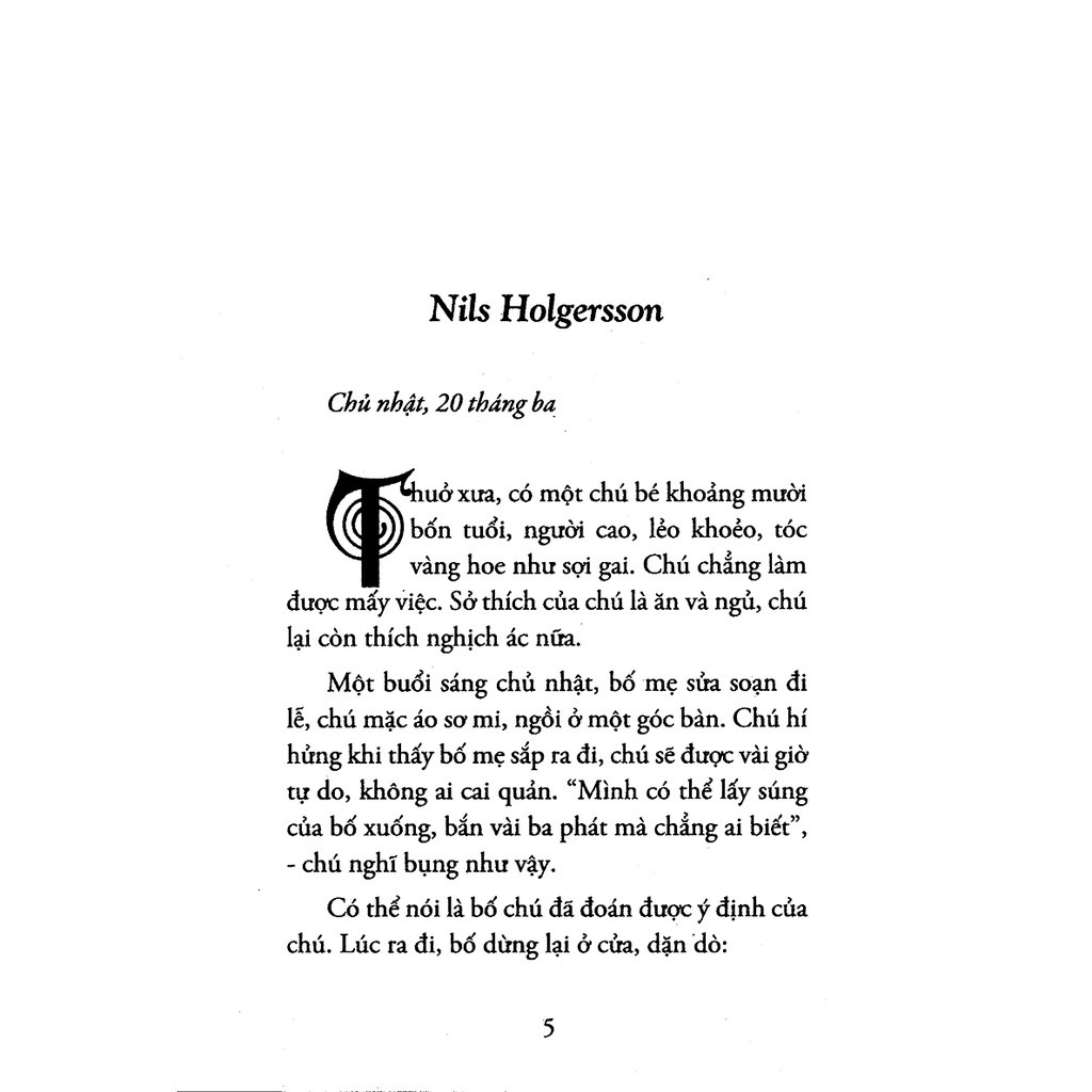cuộc phiêu lưu kì diệu của nils holgersson (tái bản 2020)