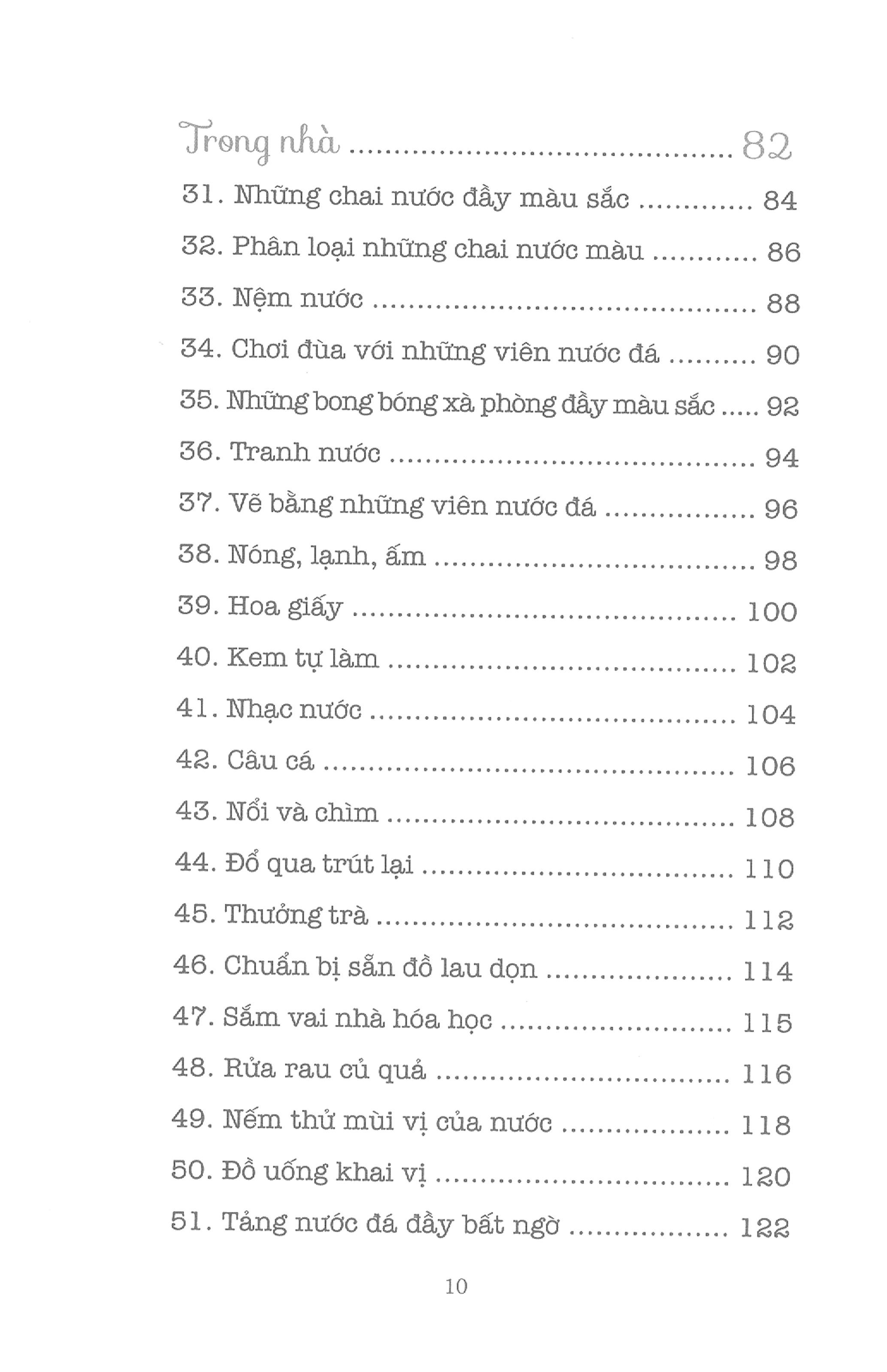 cuộc phiêu lưu với nước - 100 hoạt động với nước giúp con trải nghiệm và khám phá