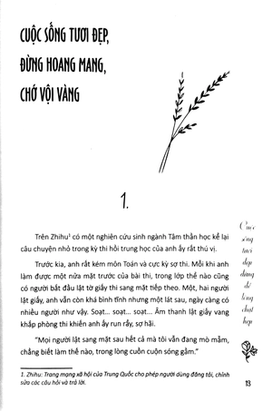 cuộc sống tươi đẹp đừng để lòng chật hẹp