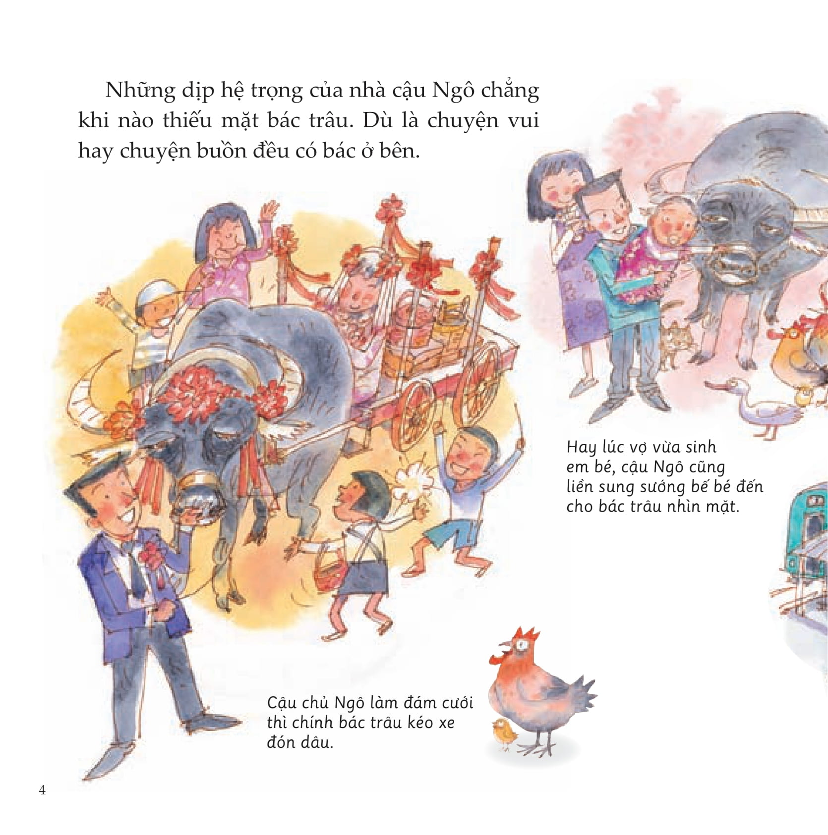 cuộc sống tươi đẹp - học cách cảm ơn - bác trâu già chuyển nhà