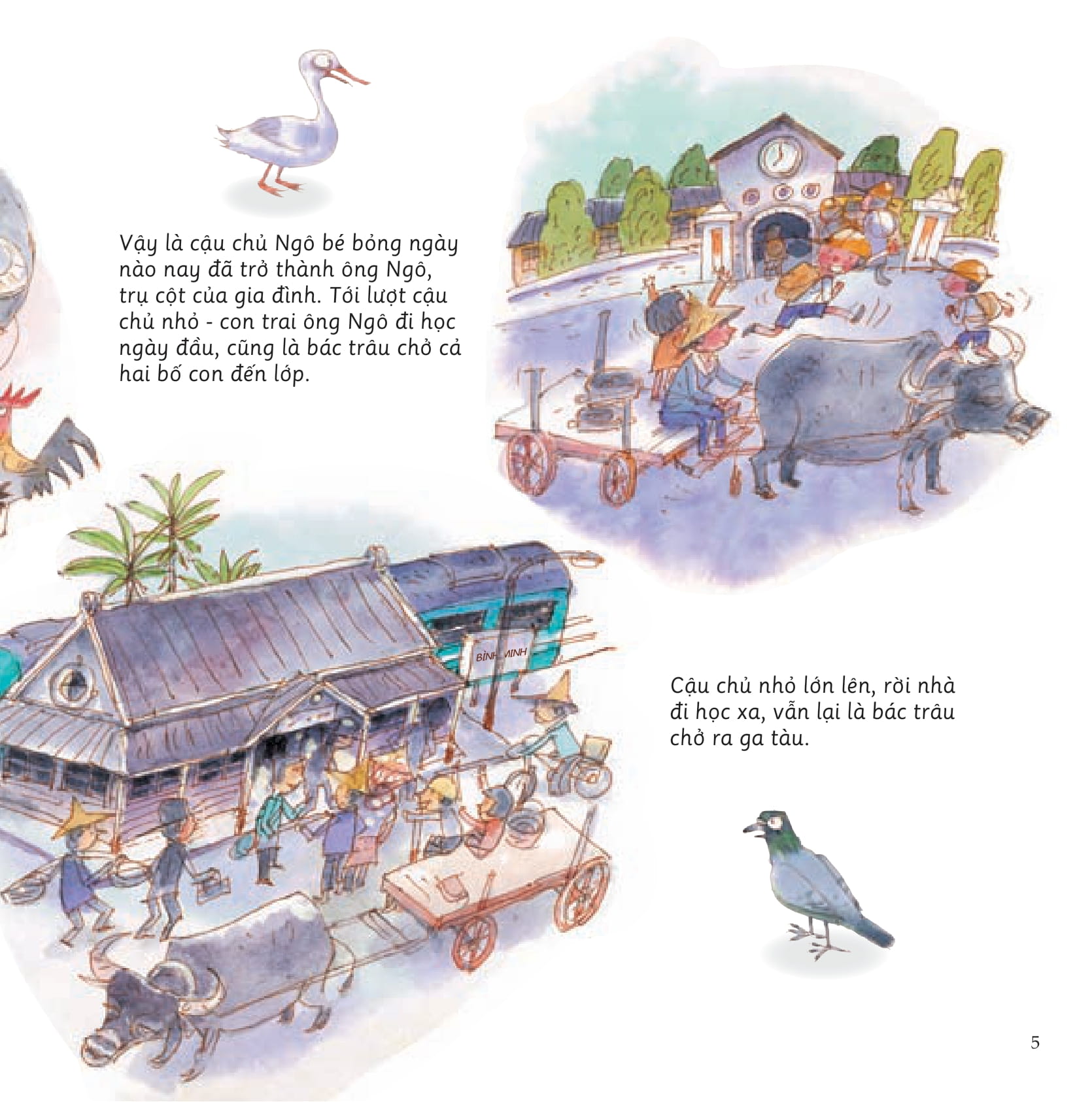 cuộc sống tươi đẹp - học cách cảm ơn - bác trâu già chuyển nhà