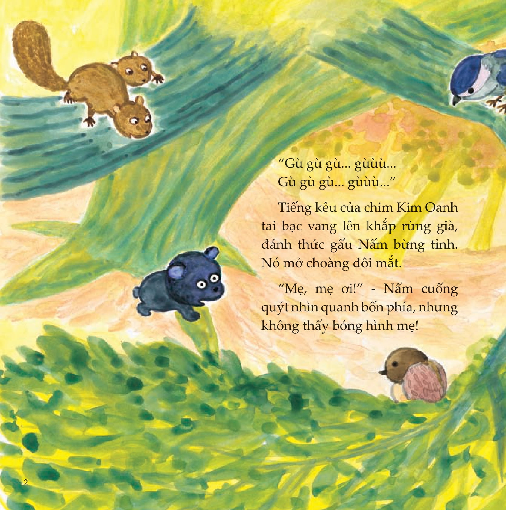 cuộc sống tươi đẹp - học cách chia sẻ - bữa tiệc trong rừng