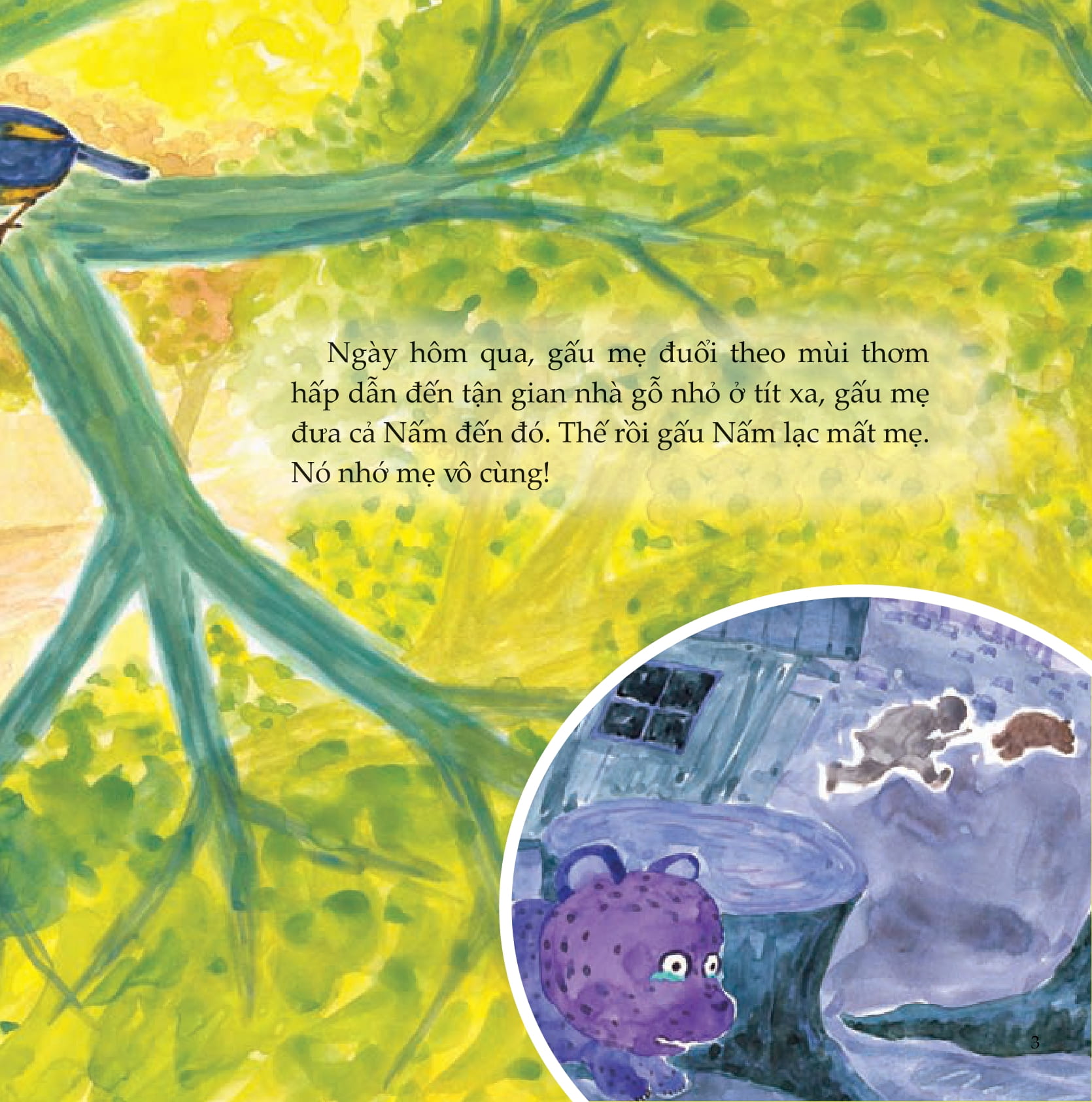 cuộc sống tươi đẹp - học cách chia sẻ - bữa tiệc trong rừng