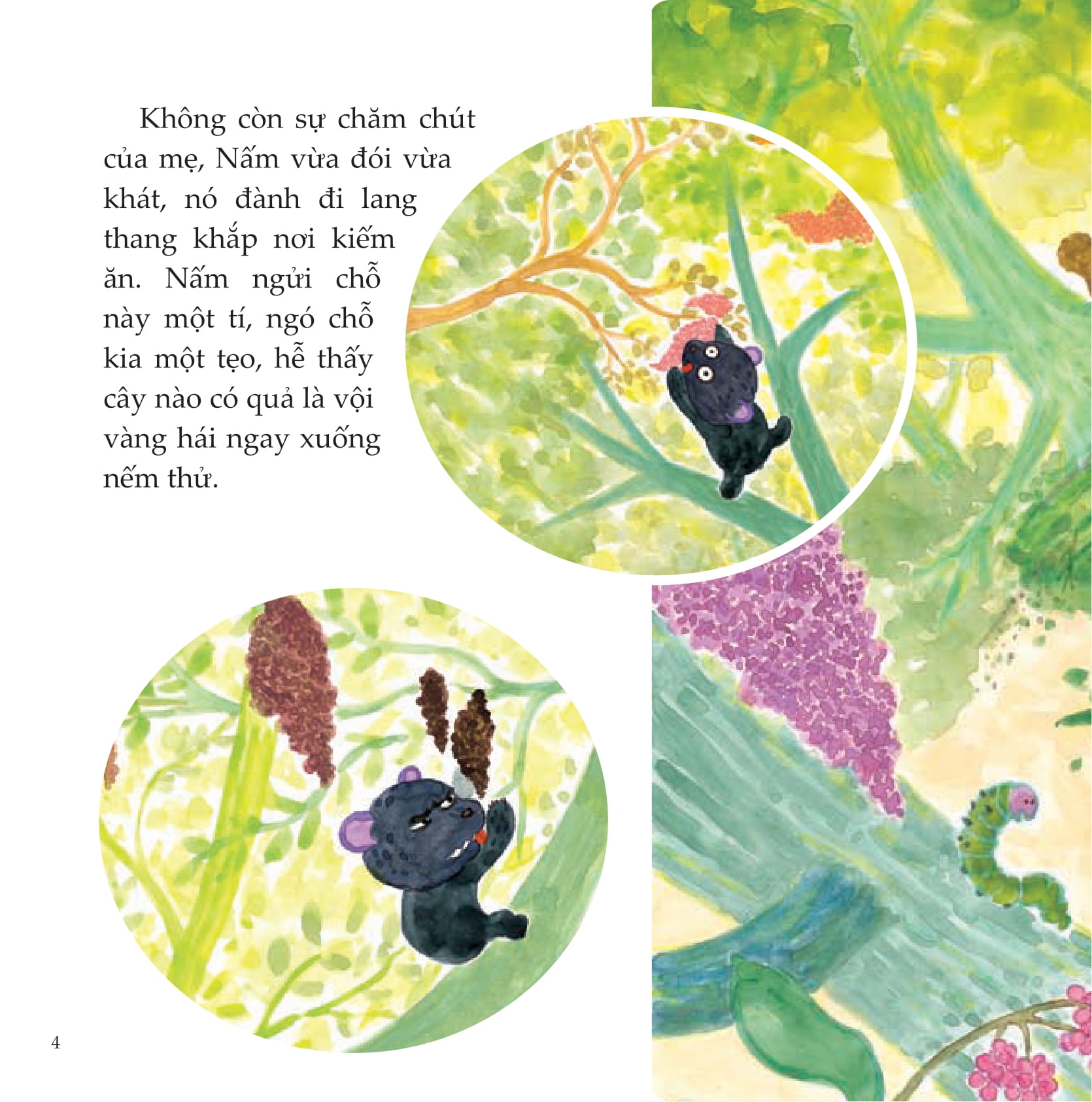 cuộc sống tươi đẹp - học cách chia sẻ - bữa tiệc trong rừng